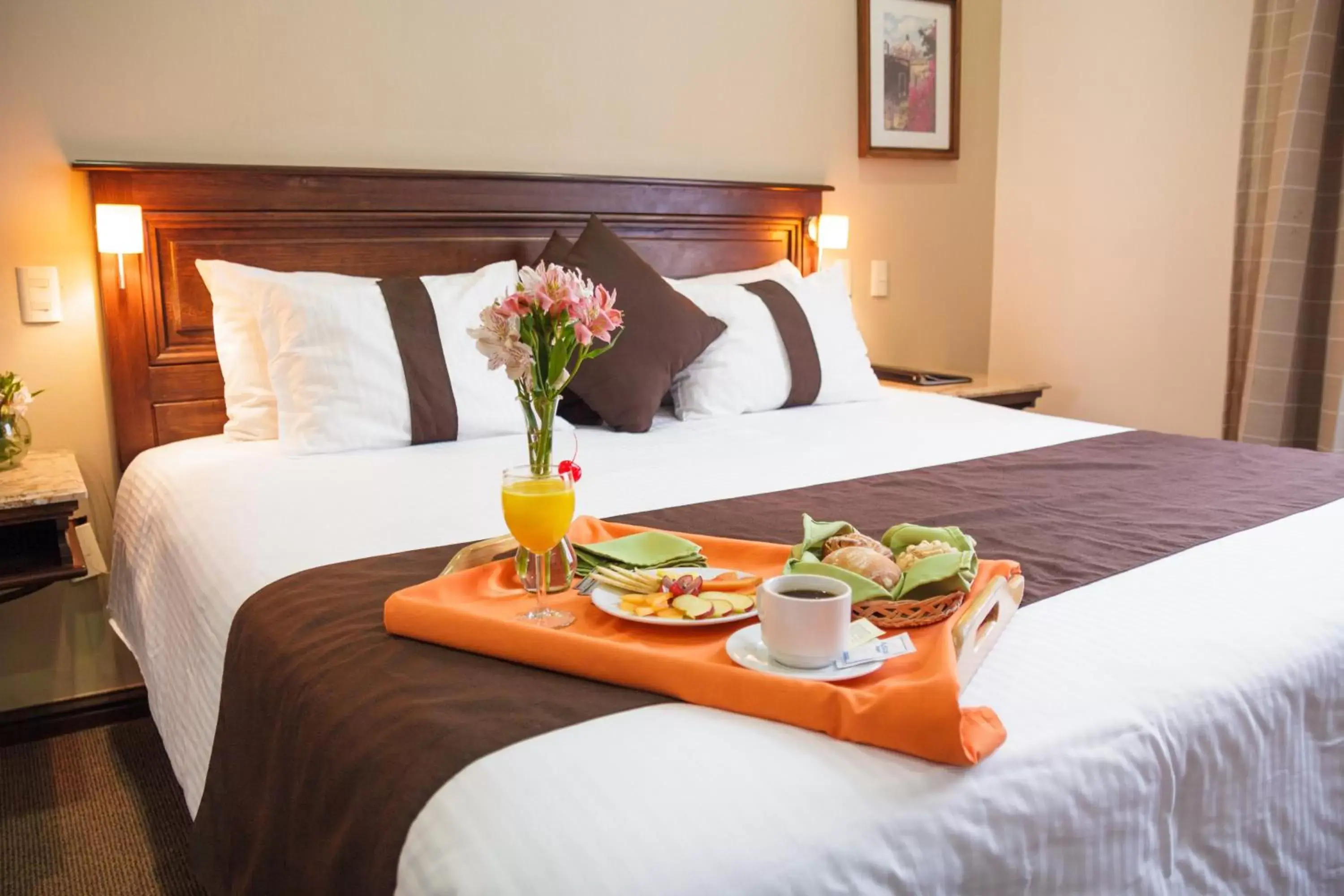 Photo of the whole room, Bed in Mision Catedral Morelia Photo of the whole room, Bed in Mision Catedral Morelia