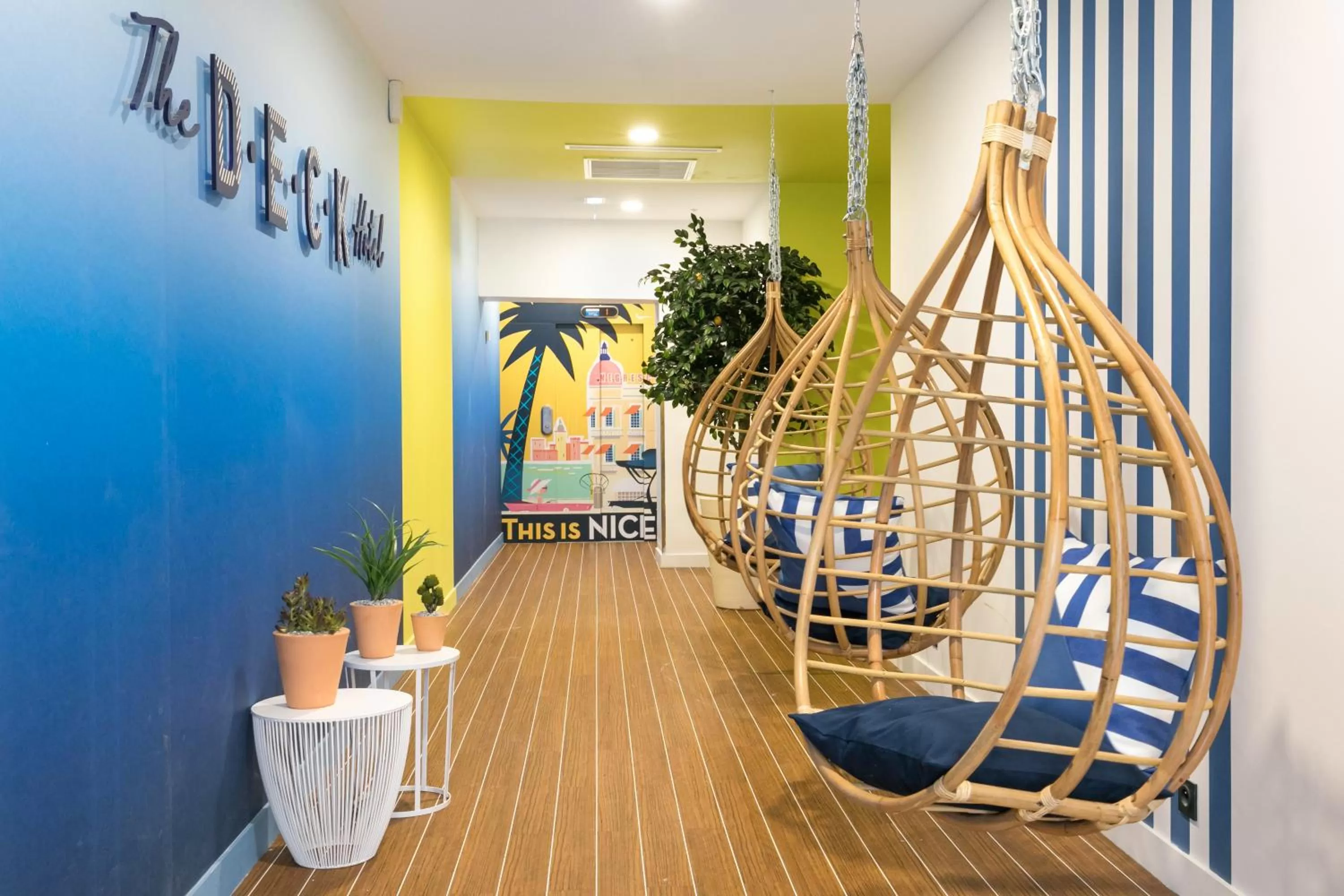 Lobby or reception in The Deck Hotel by Happyculture