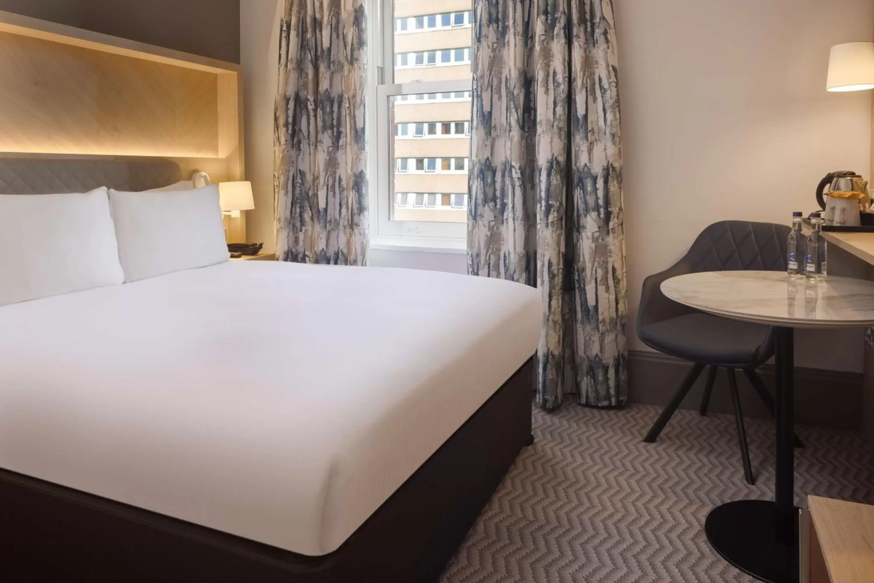 Bed in Hilton Nottingham Hotel