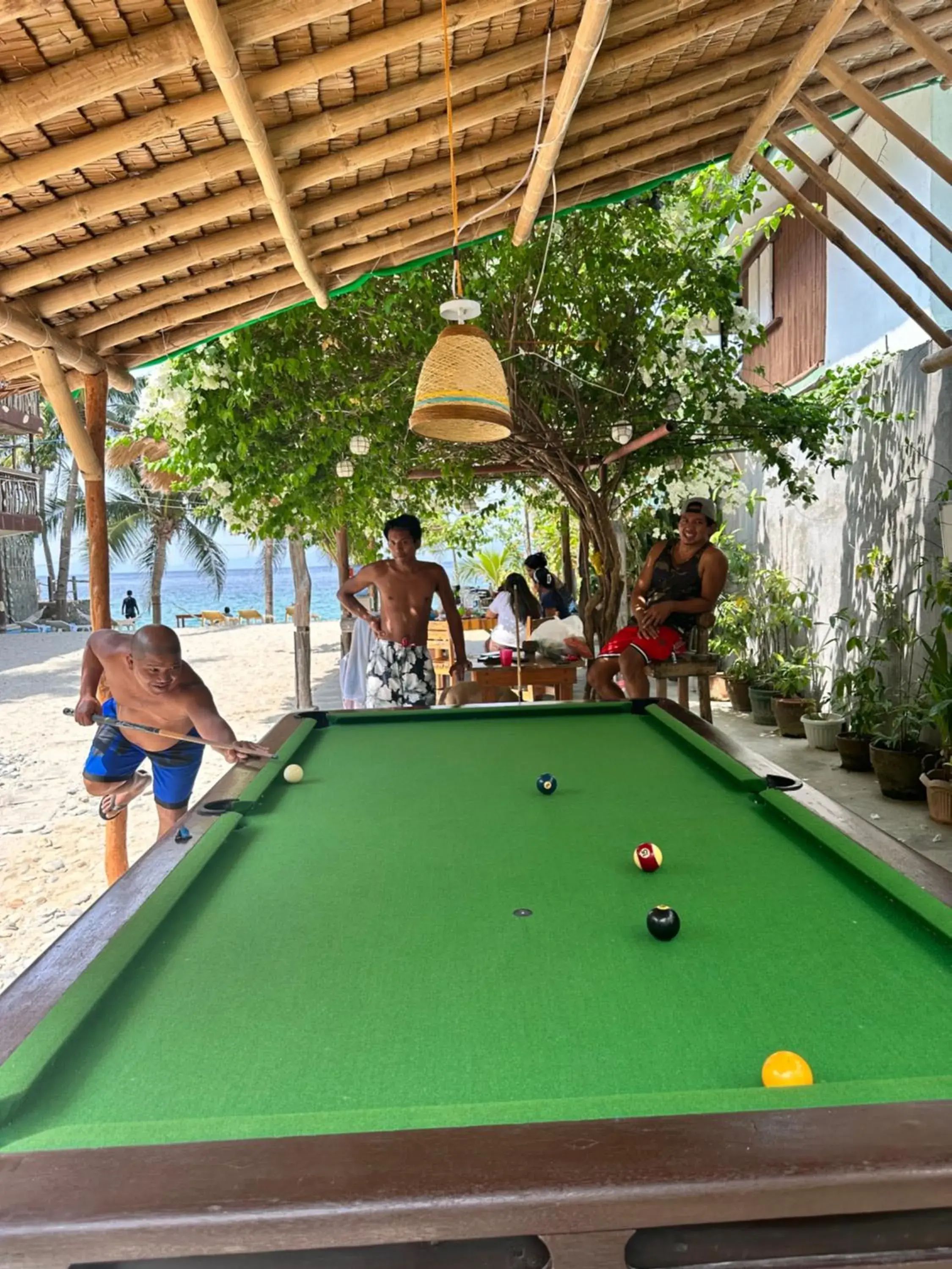 Billiards in Bamboo House Beach Lodge & Restaurant