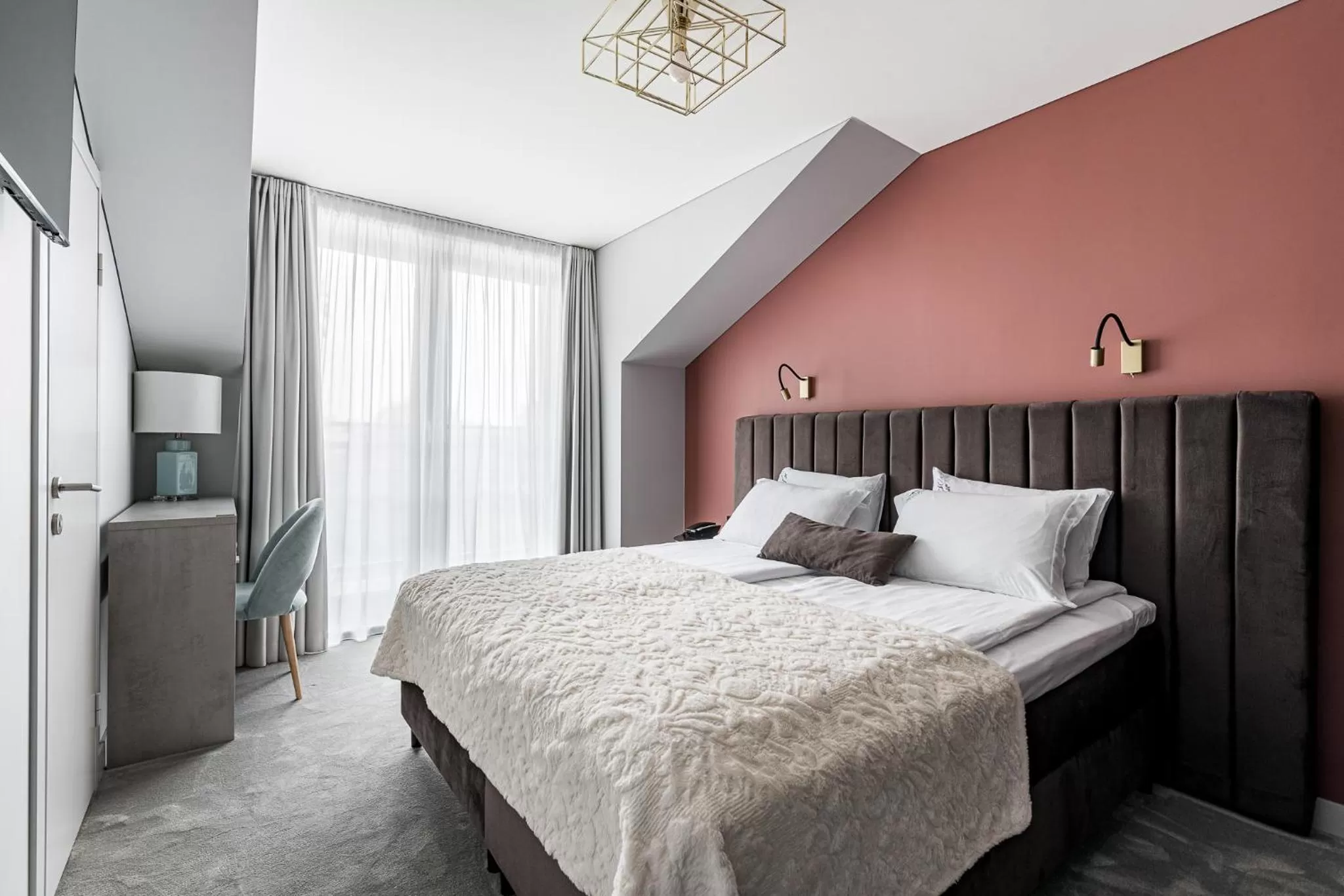 Bed in Oginski Hotel