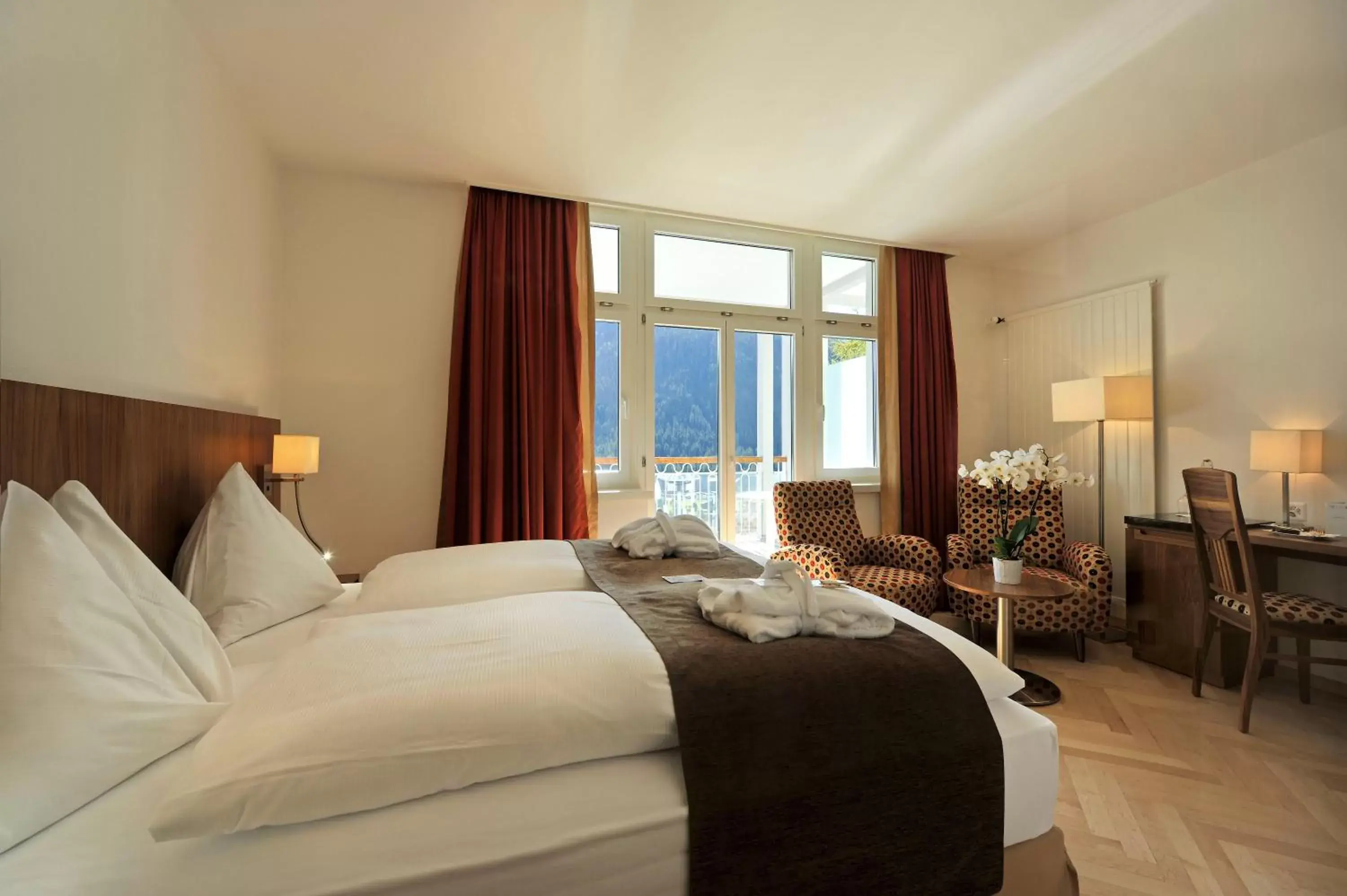 Bed in Waldhotel & SPA Davos - for body & soul