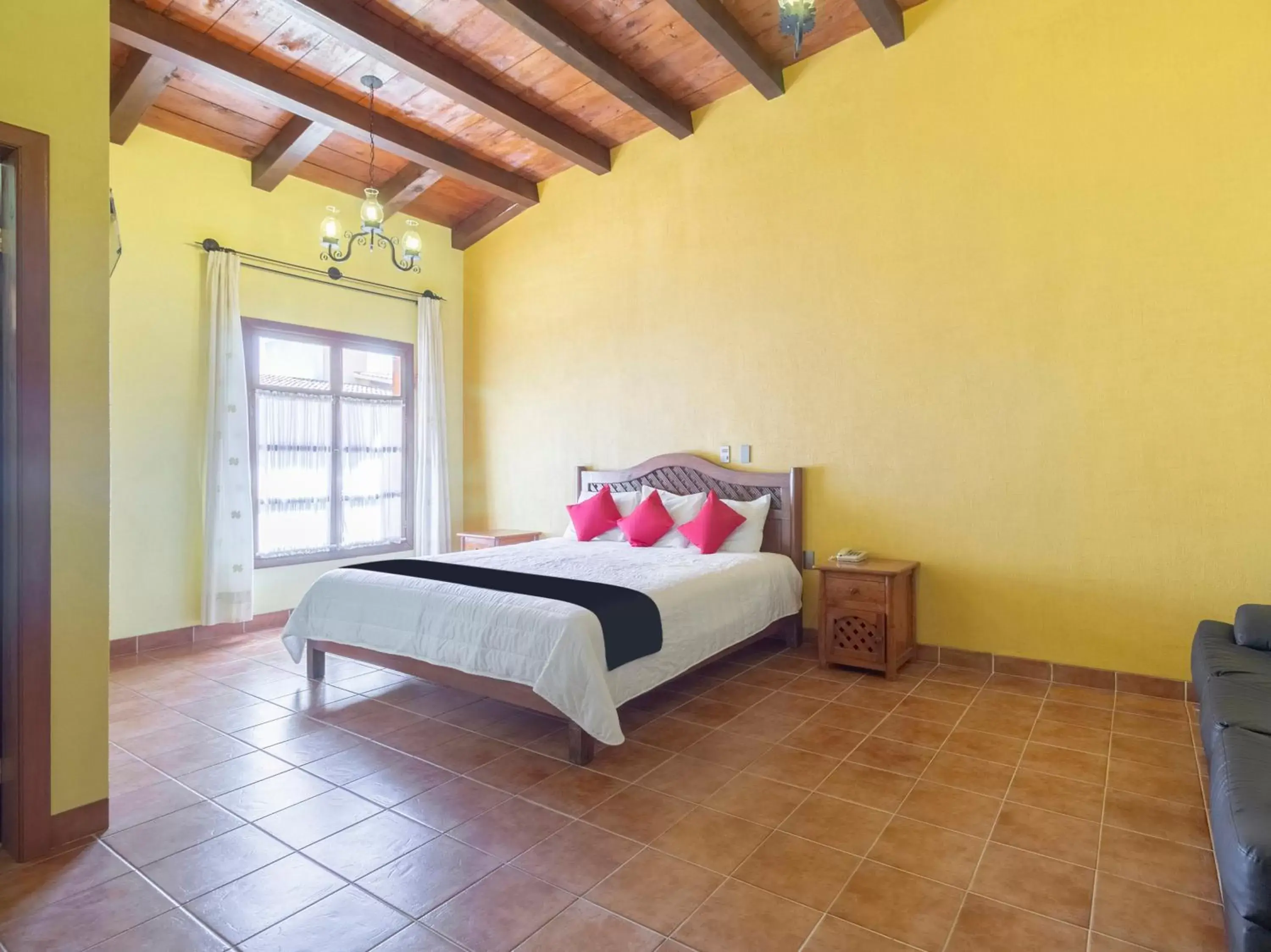 Bedroom, Bed in Hotel Jardín de Tereza