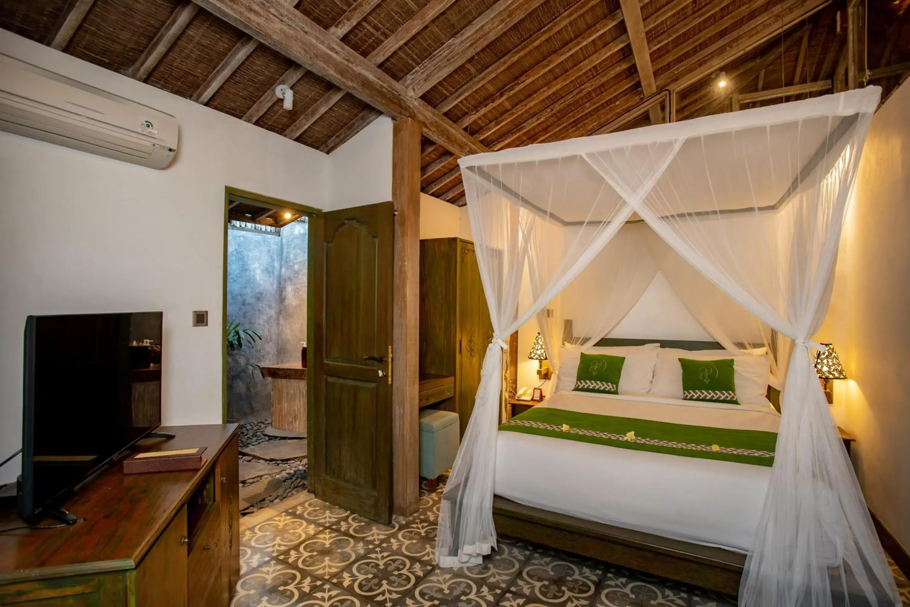 Bedroom, Bed in Arya Villas Ubud