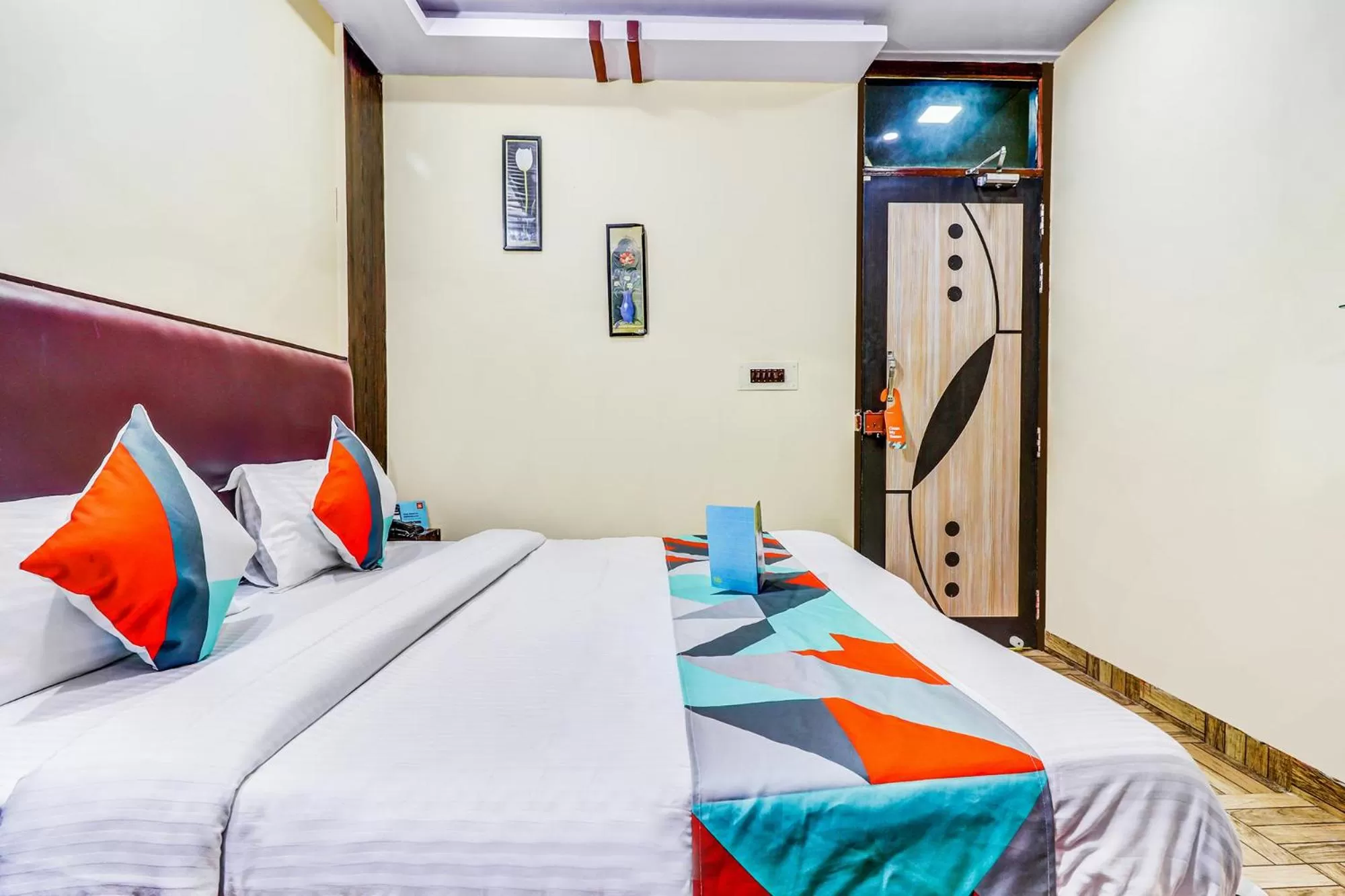 Bedroom, Bed in FabHotel Gazal Residency Mahanagar