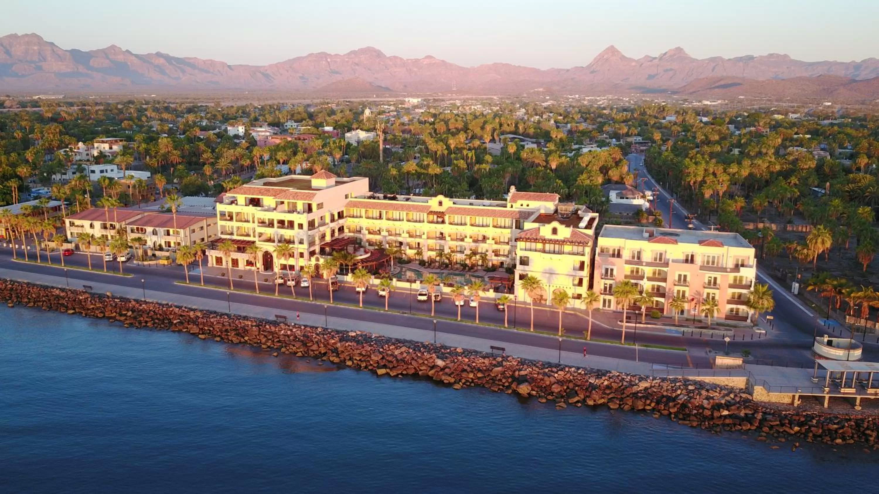 Bird's eye view in La Mision Loreto