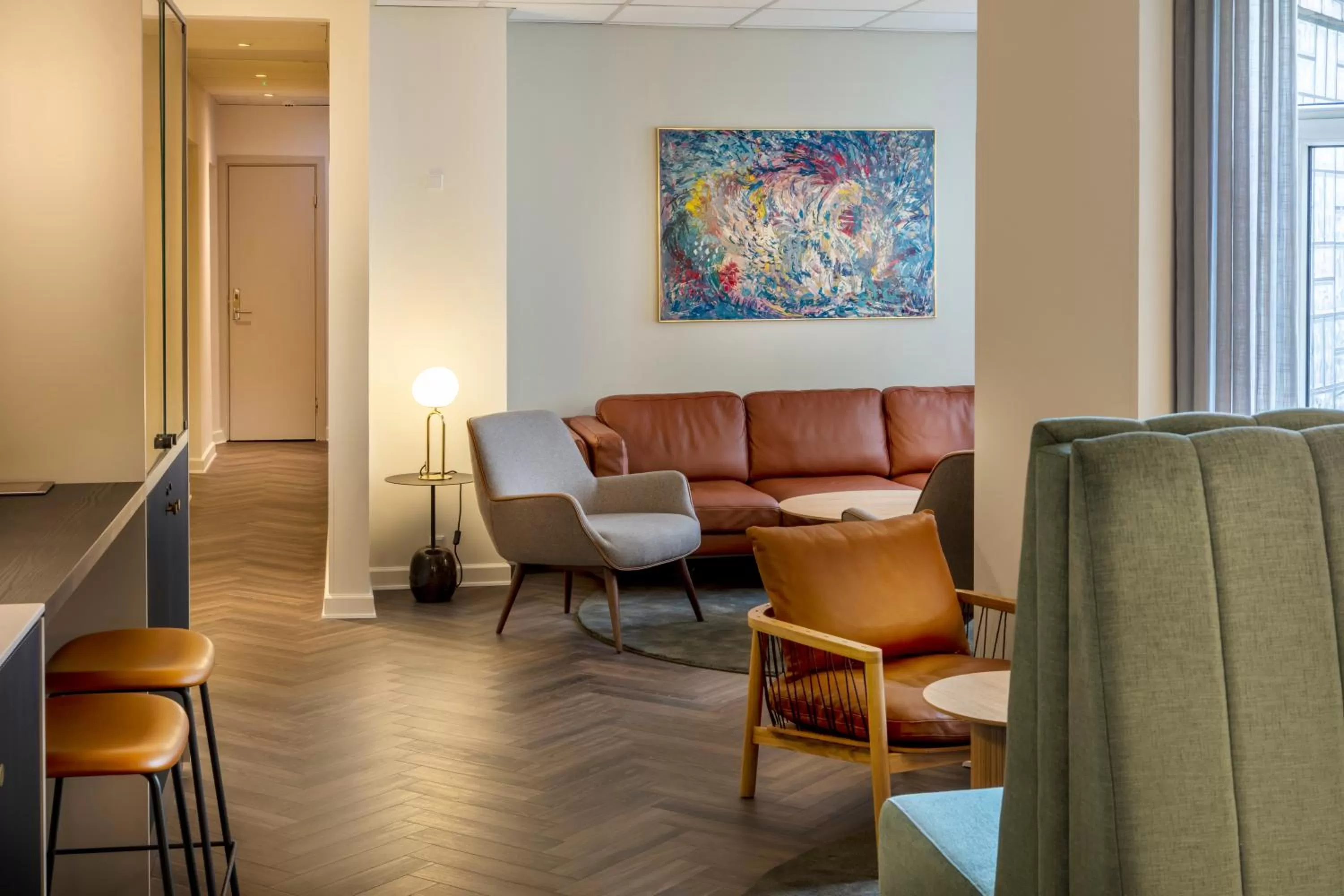 Lobby or reception in Go Hotel Saga