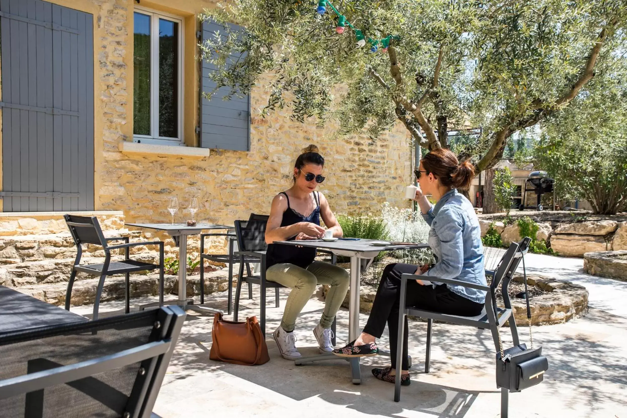 Patio in Le Clos Saint Michel & Spa