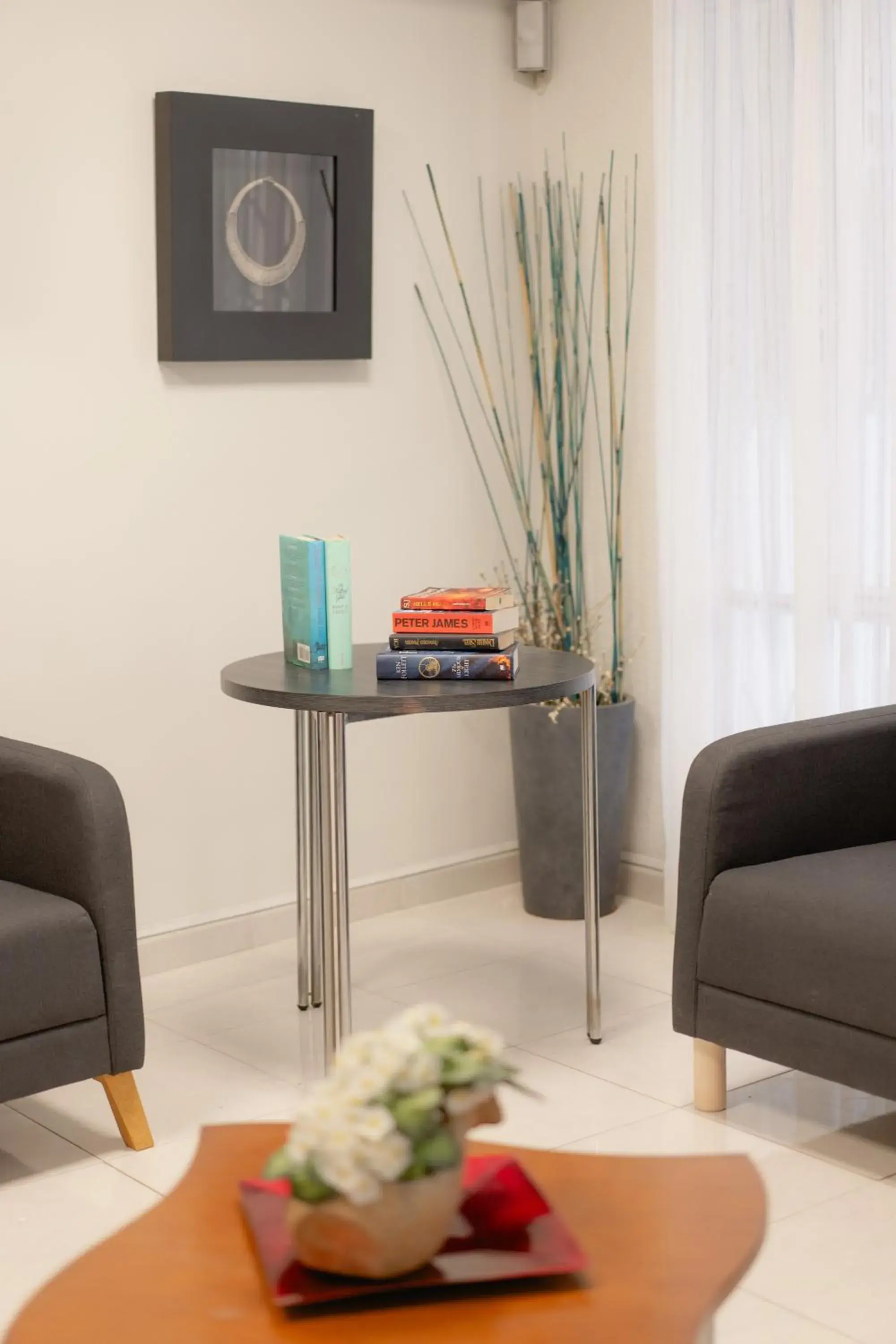 Lobby or reception in Hotel Santa Faz Lobby or reception in Hotel Santa Faz