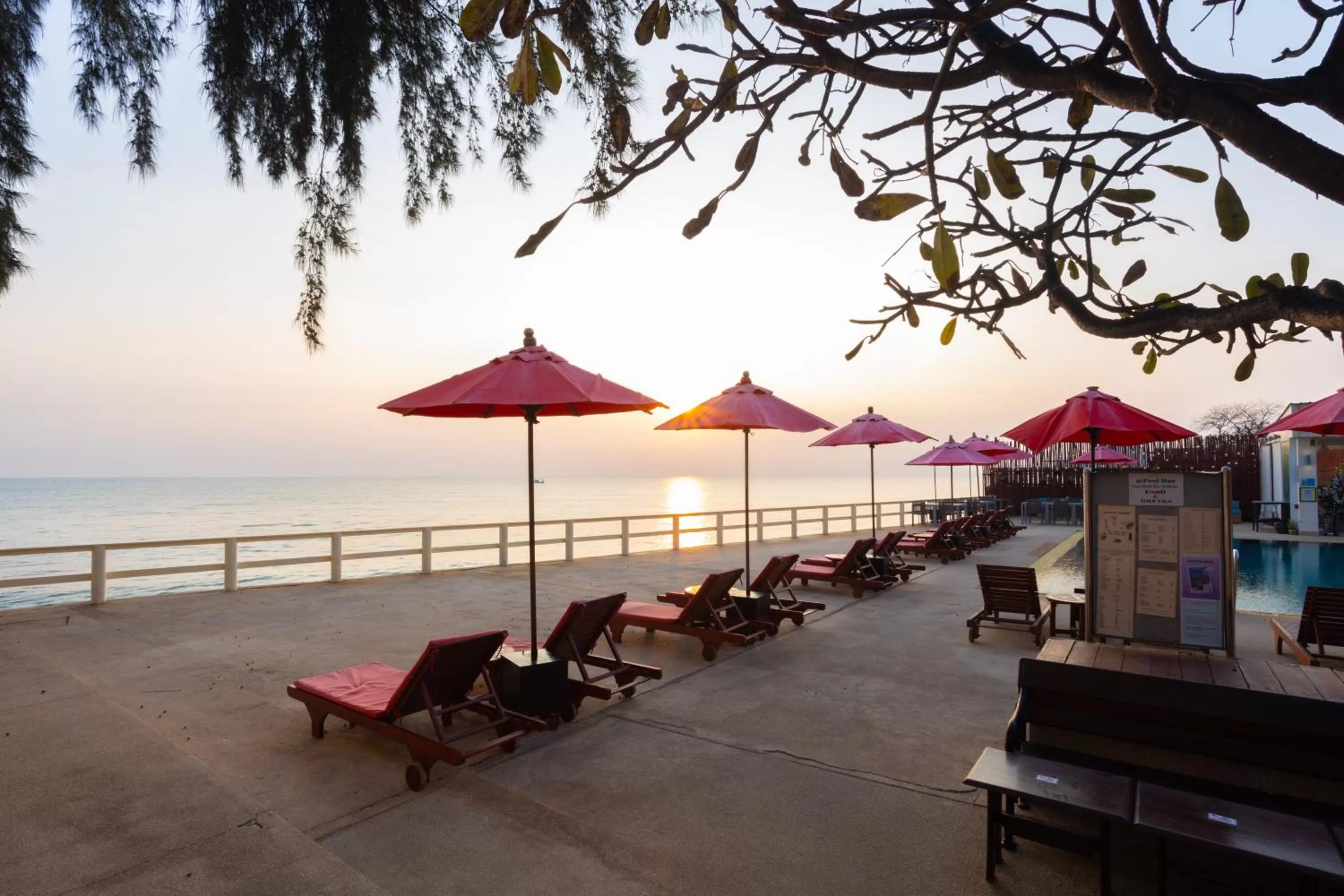 Sea view in Chom View Hotel, Hua Hin