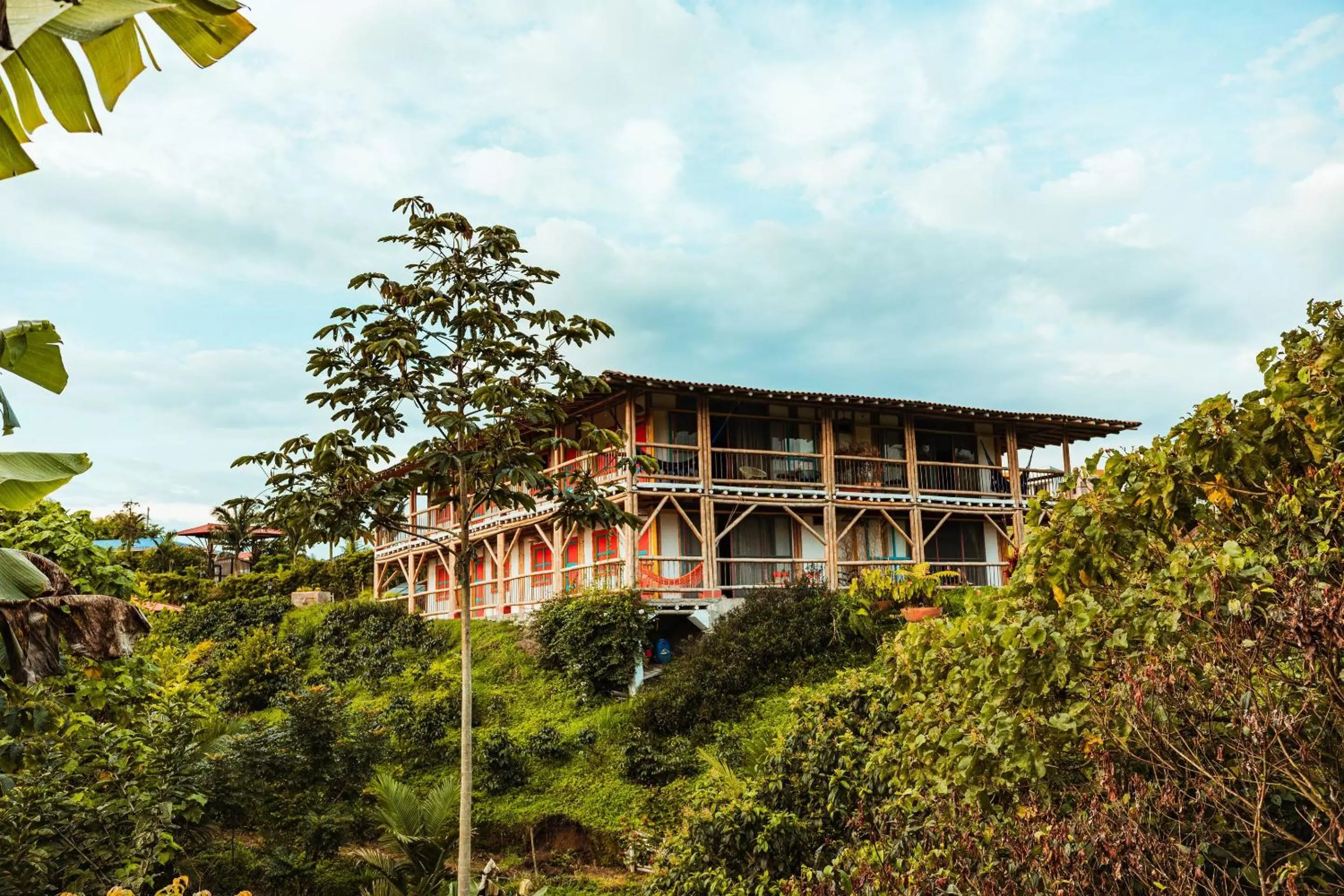 Property building in Los Otobos finca hotel 1