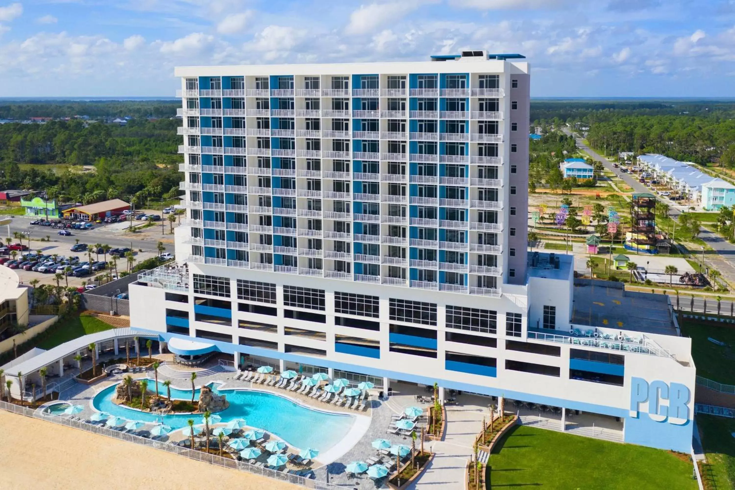 Property building, Pool View in SpringHill Suites by Marriott Panama City Beach Beachfront