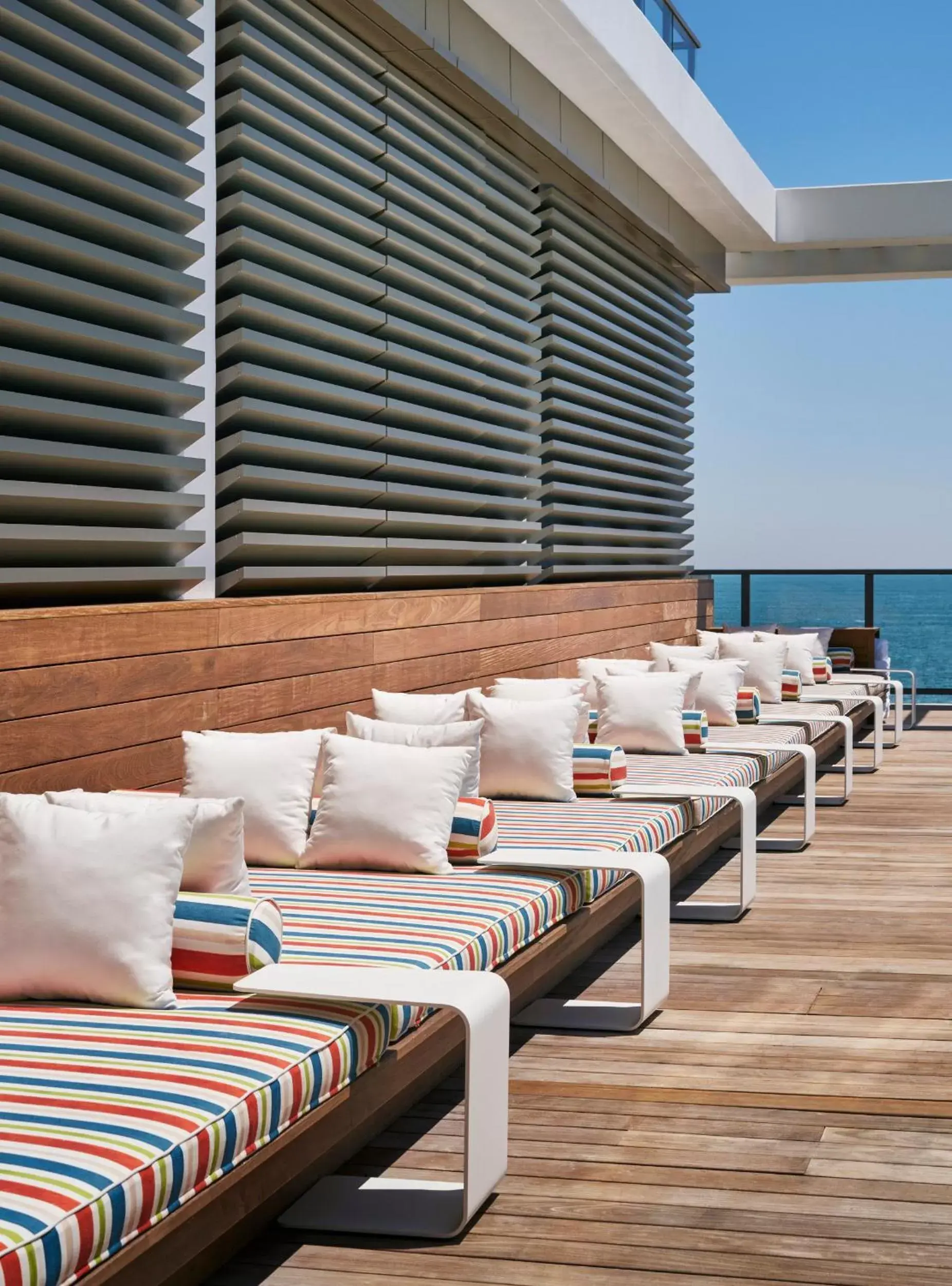 Patio in Asbury Ocean Club Hotel