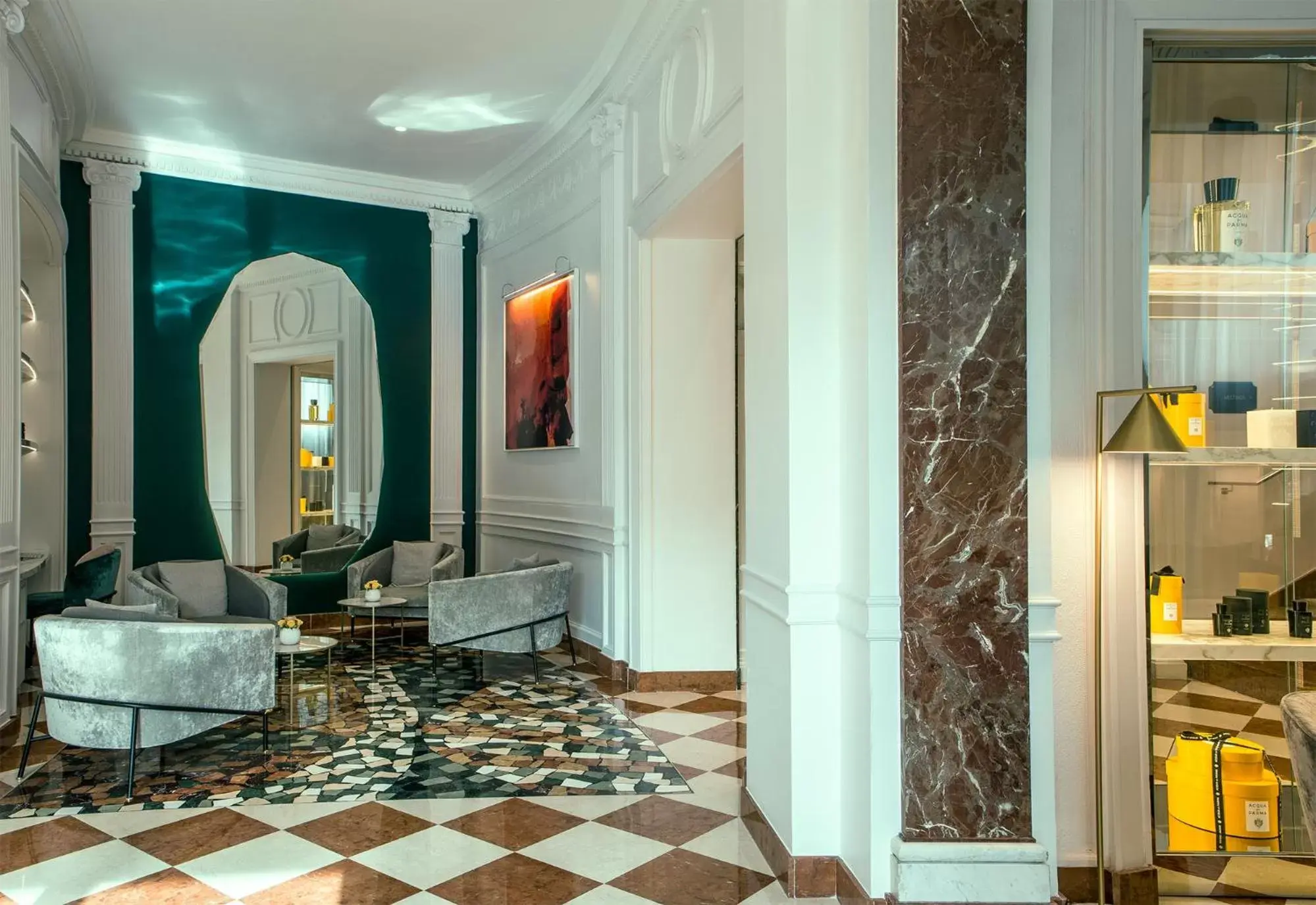 Lobby or reception in Sofitel Roma Villa Borghese