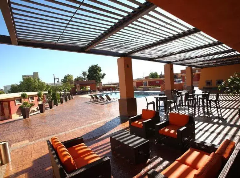 Patio in Hotel Gandara