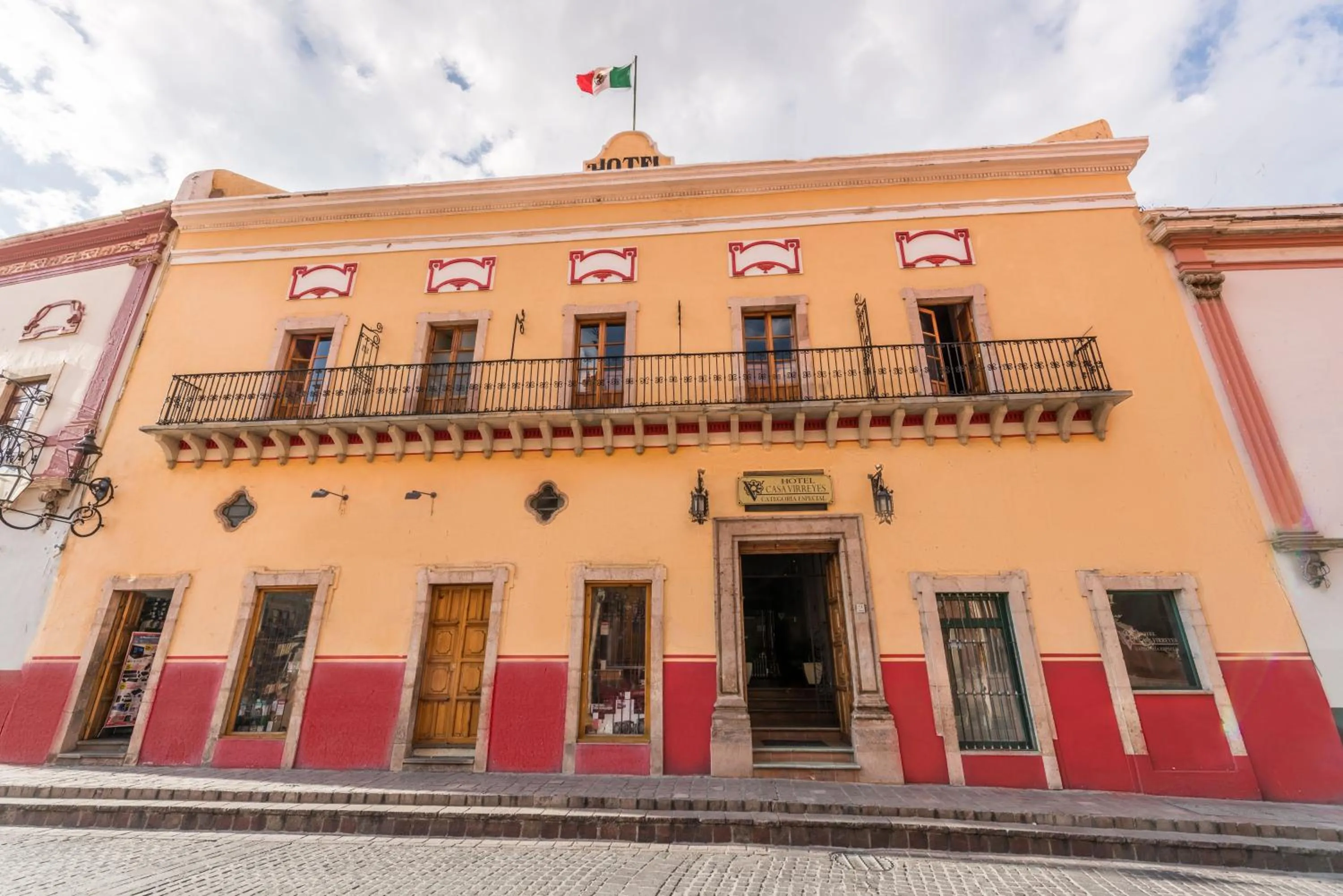 Facade/entrance in Hotel Casa Virreyes