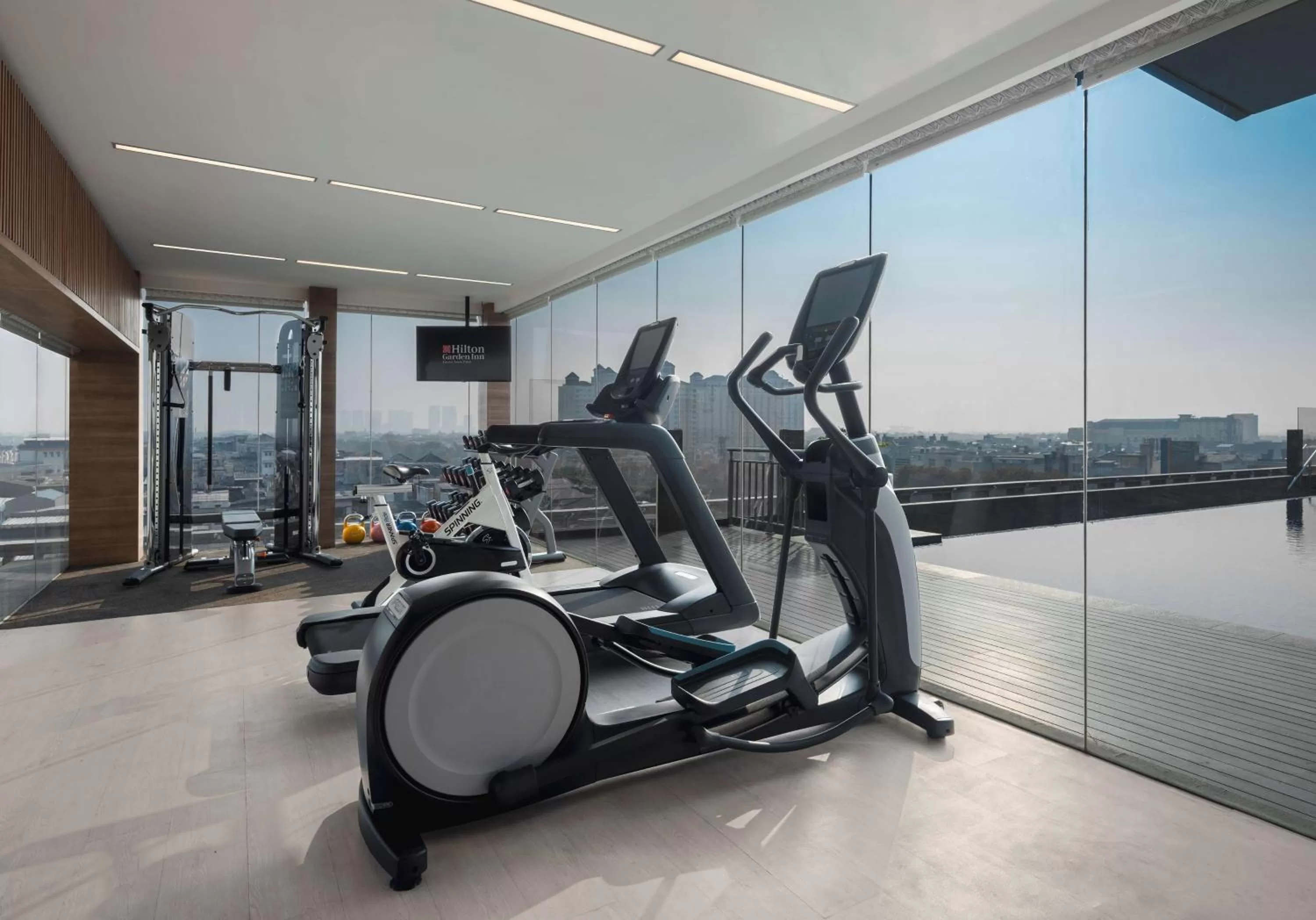 Fitness centre/facilities in Hilton Garden Inn Jakarta Taman Palem