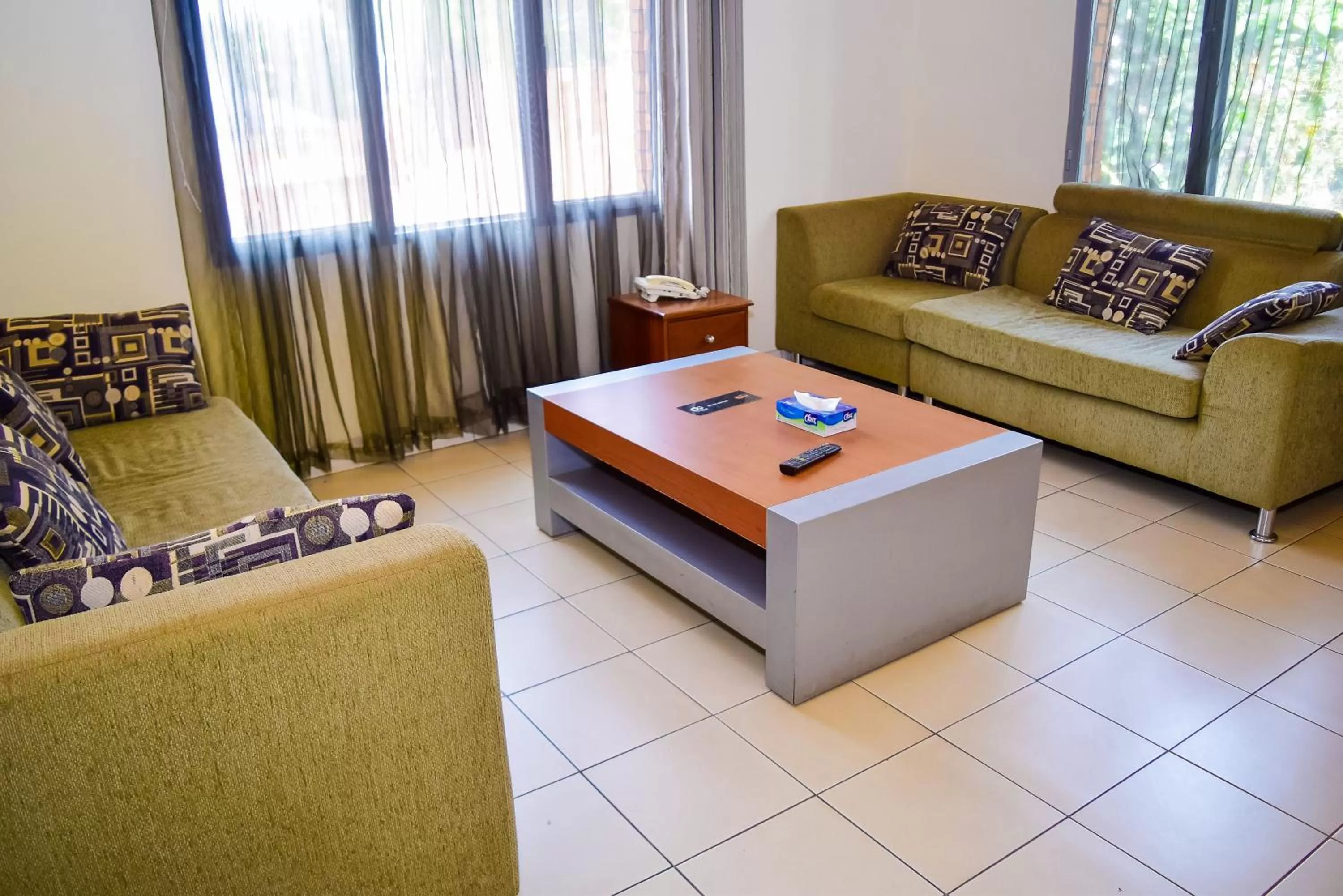 Living room in One Click Hotel