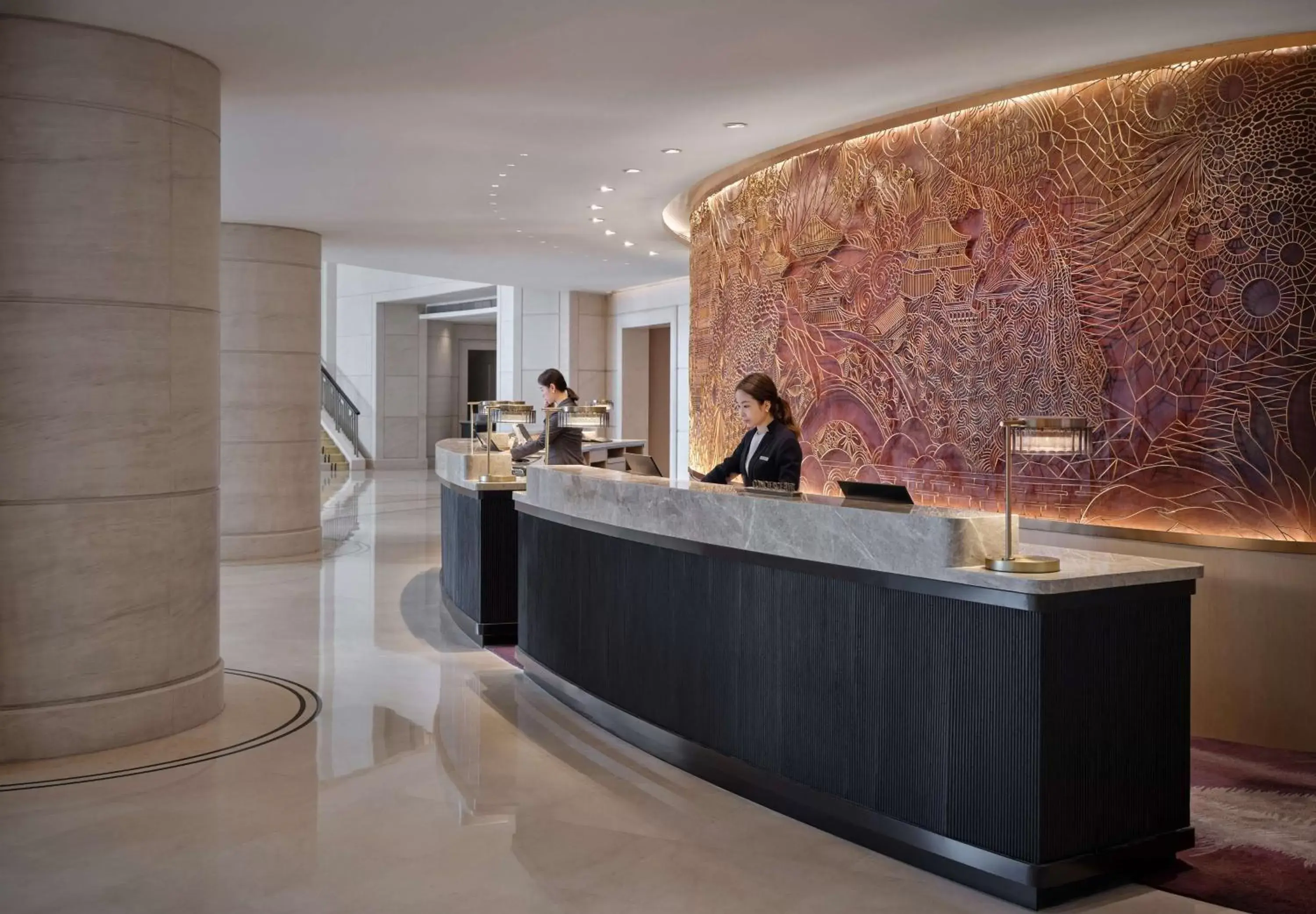 Lobby or reception in Grand Hyatt Beijing