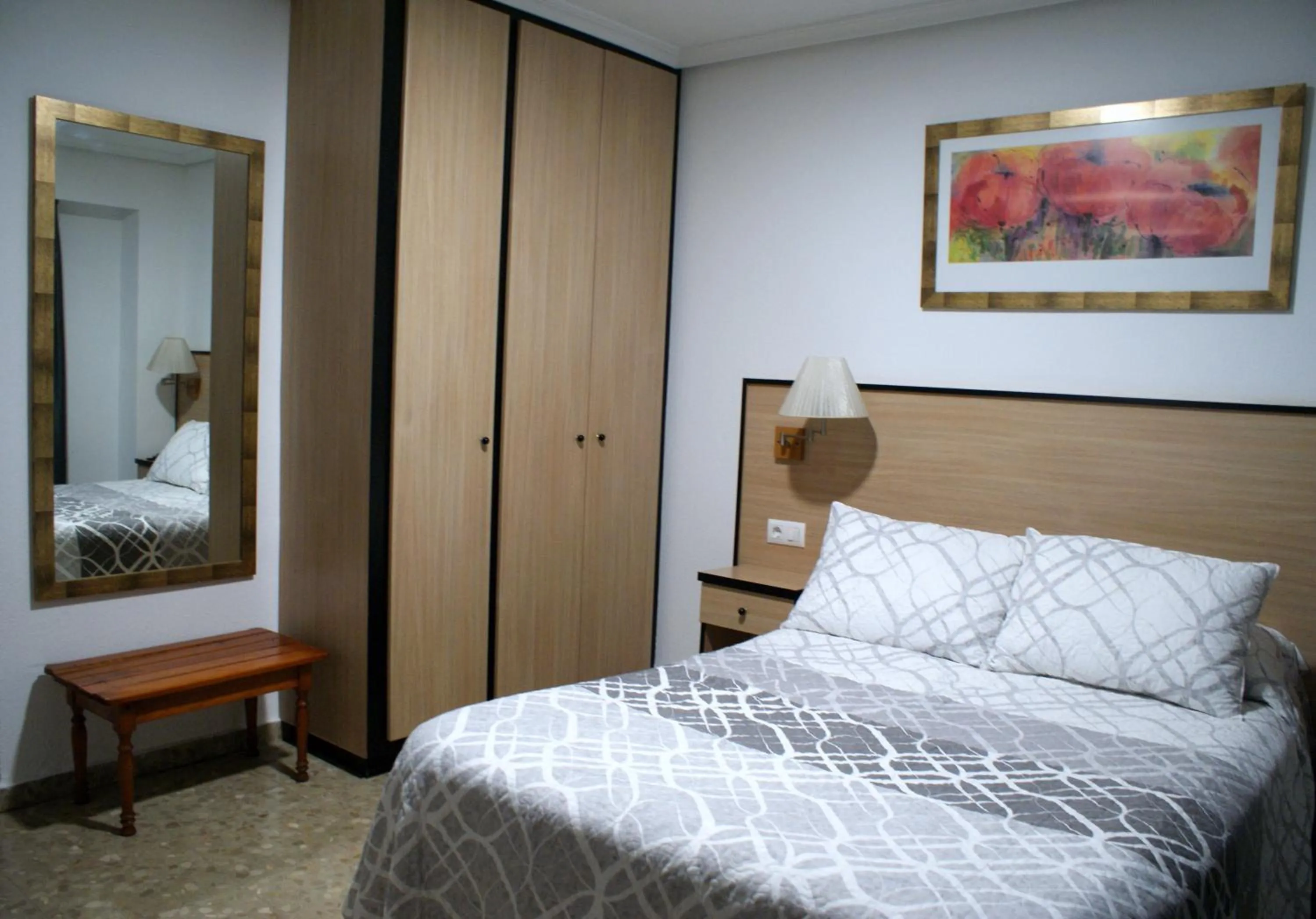 Bed in Hotel Carabela 2