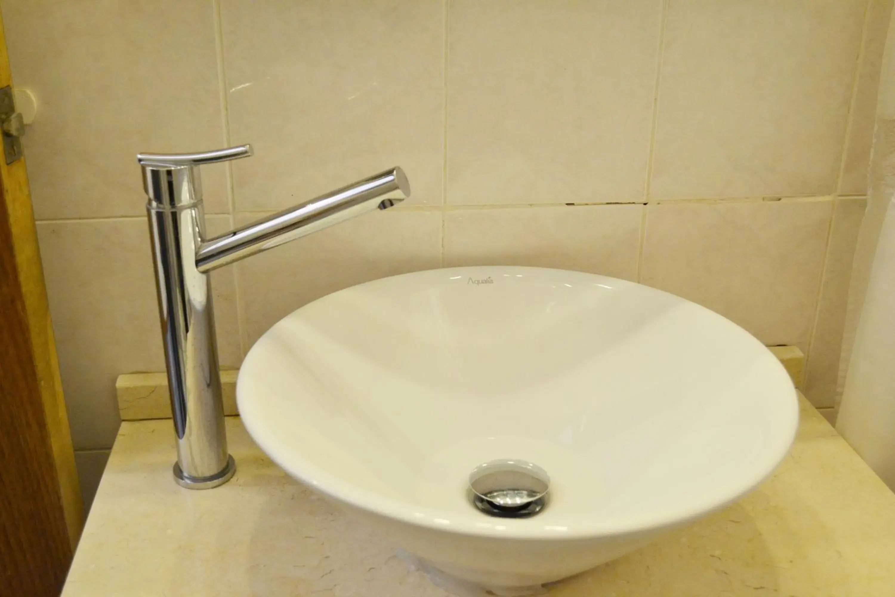 Decorative detail, Bathroom in Alpino Hotel