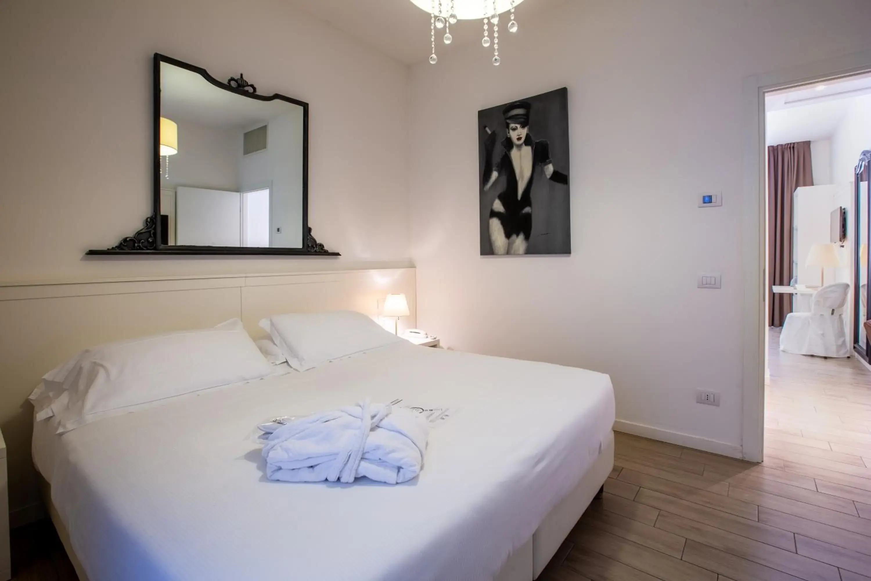 Bedroom, Bed in Rimini Suite Hotel