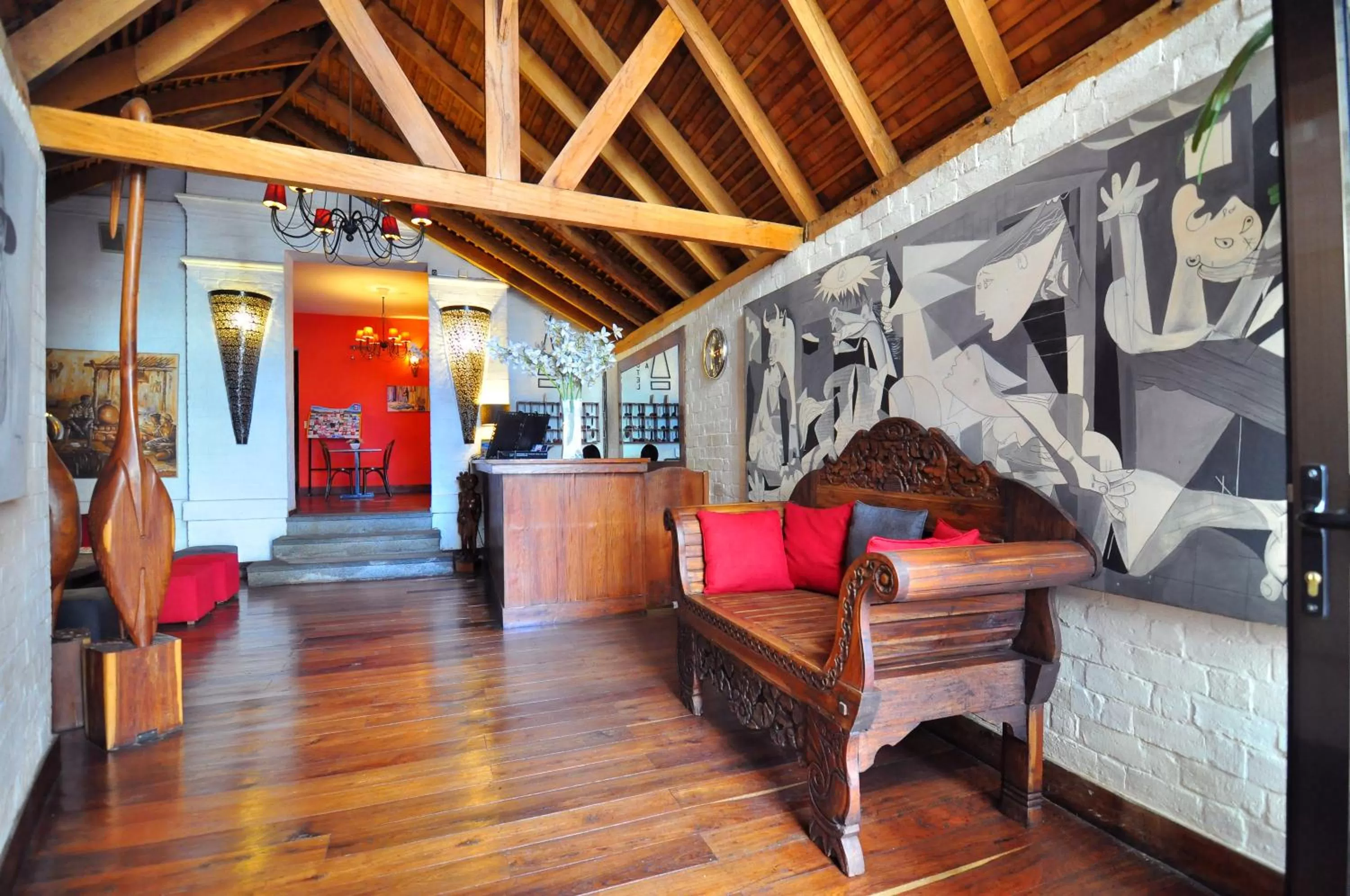 Lobby or reception in Rova Hotel