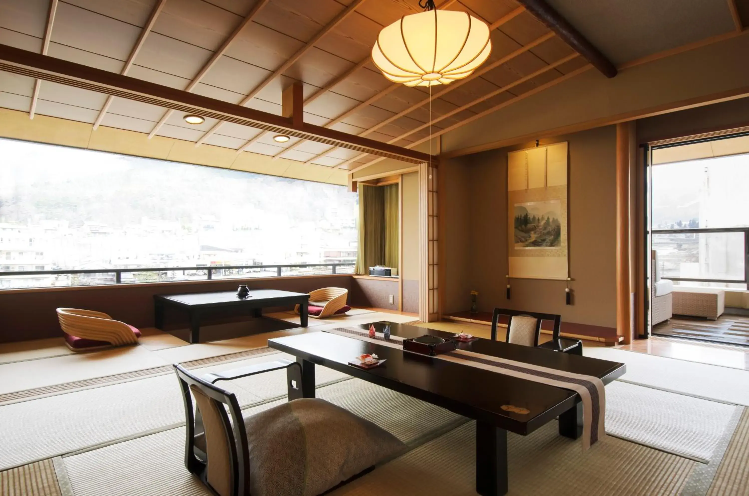 Japanese-Style Deluxe Suite with Open-Air Bath in Aburaya Tousen