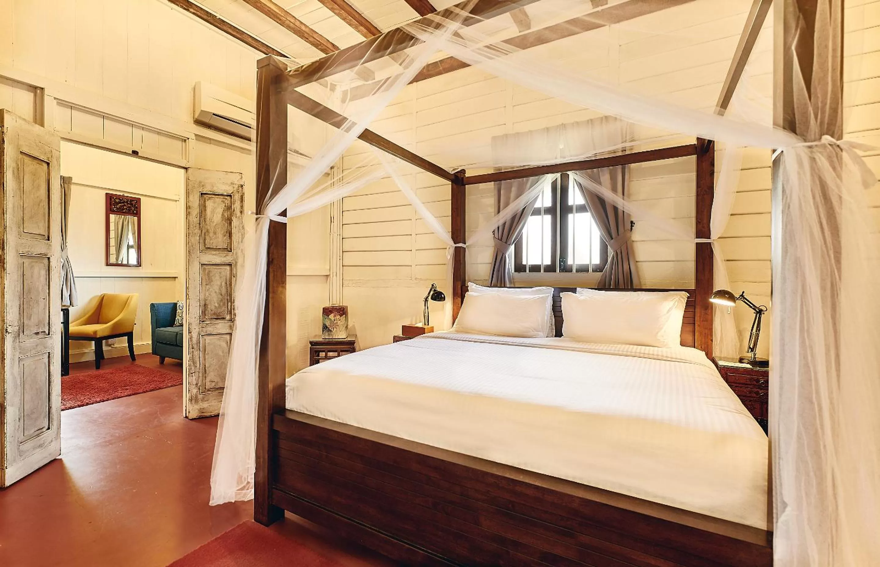 Bedroom, Bed in Temple Tree Resort