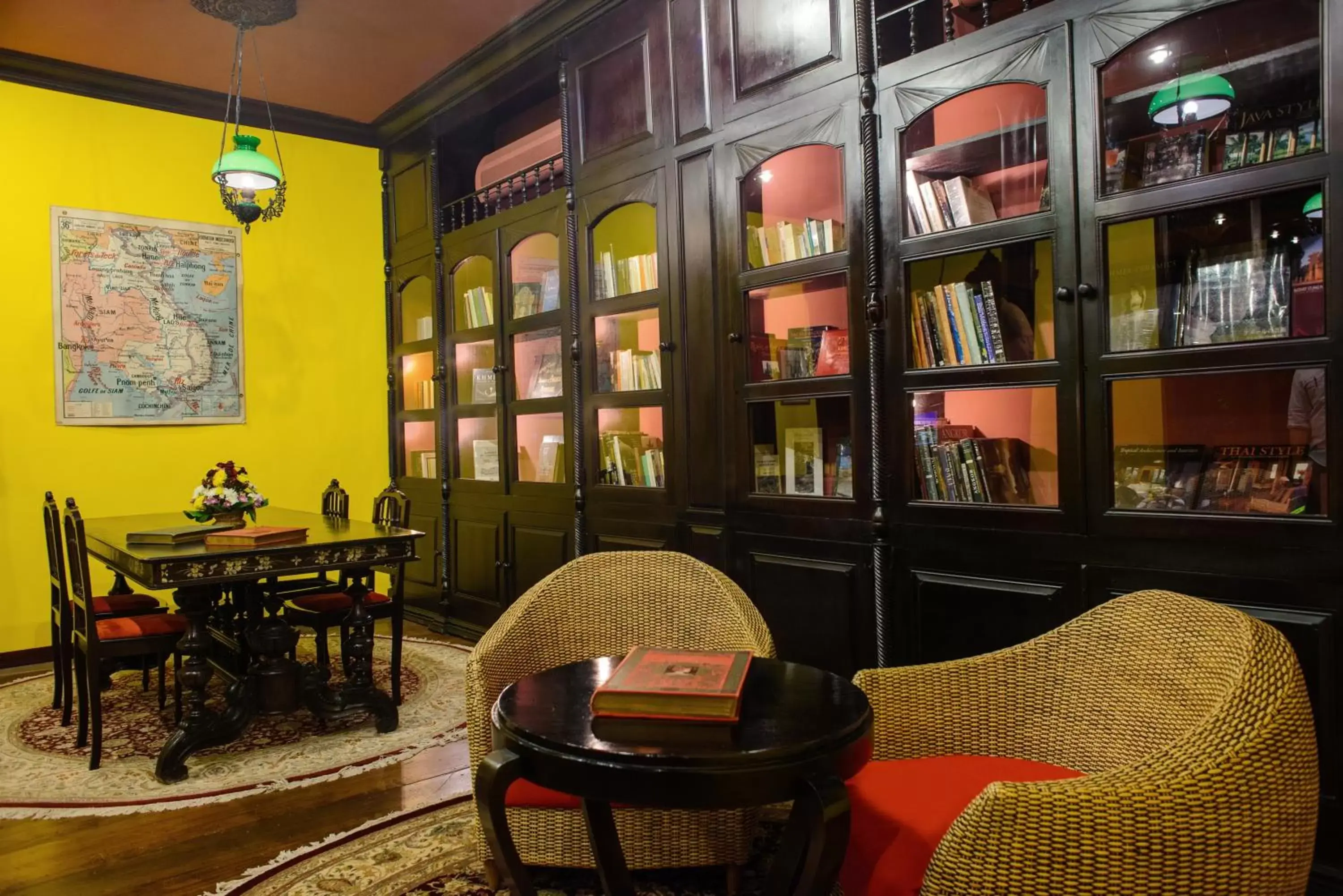 Library in Angkor Village Hotel