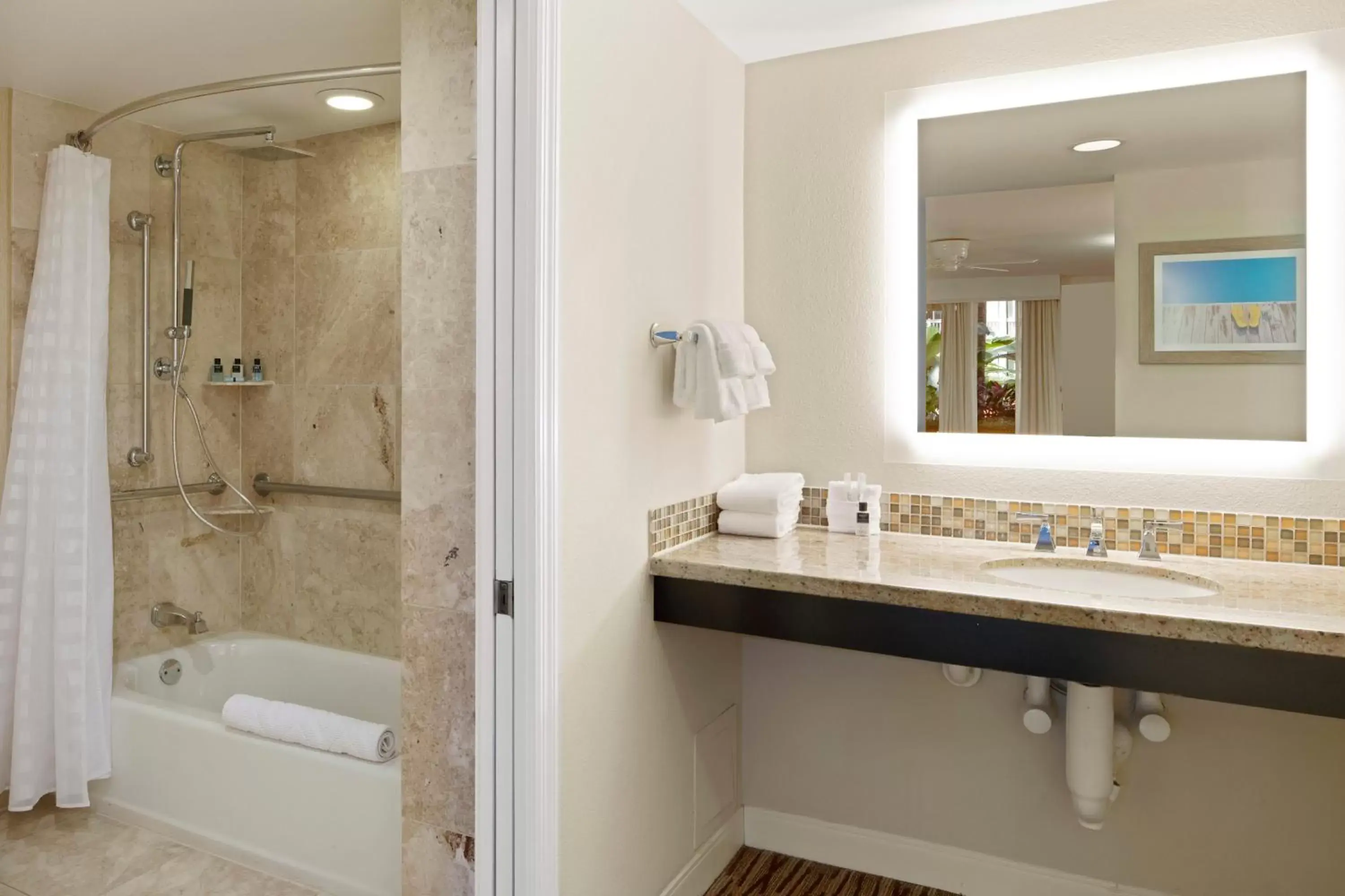 Bathroom in Opal Key Resort & Marina