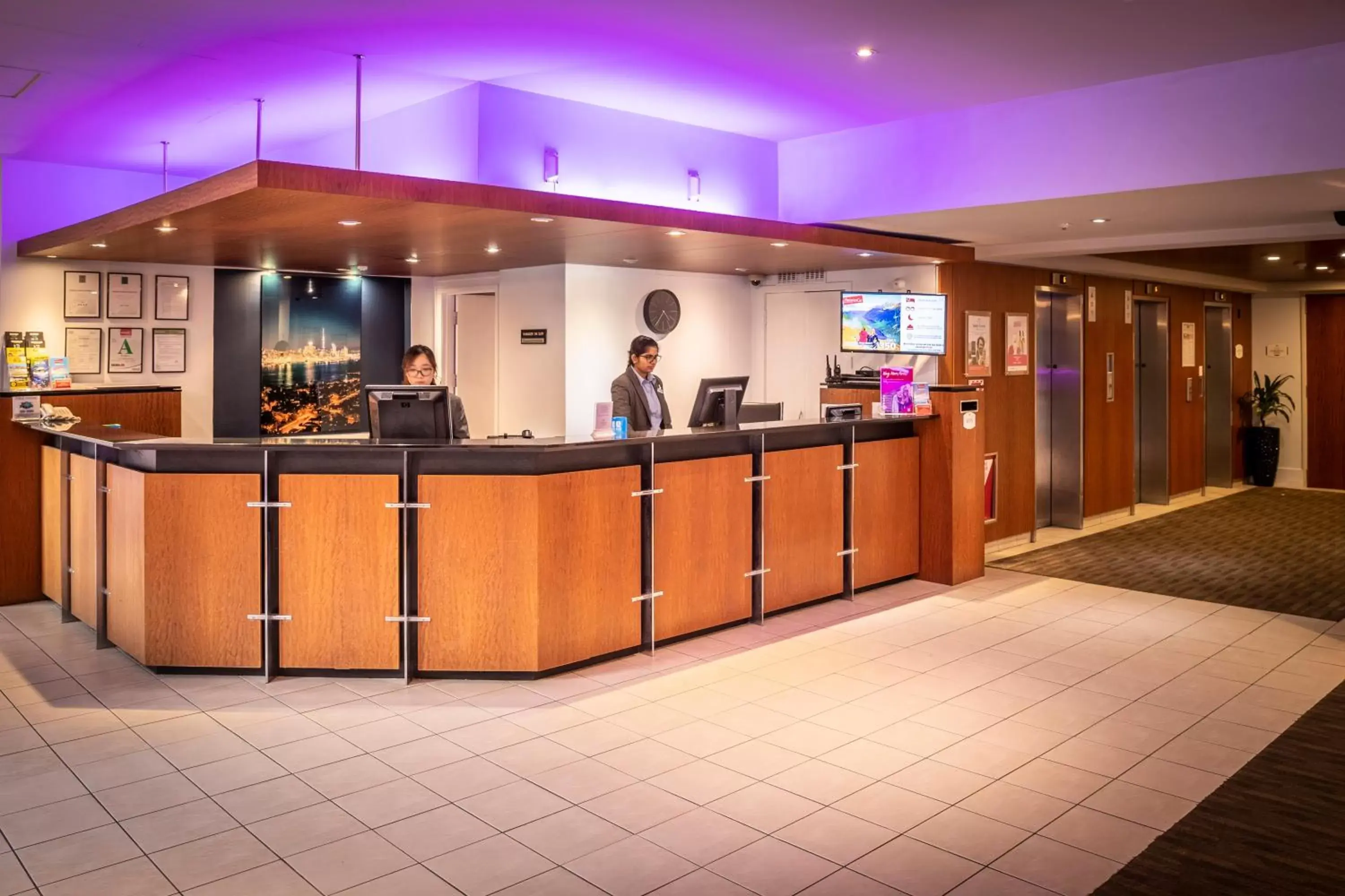 Staff in Copthorne Hotel Auckland City
