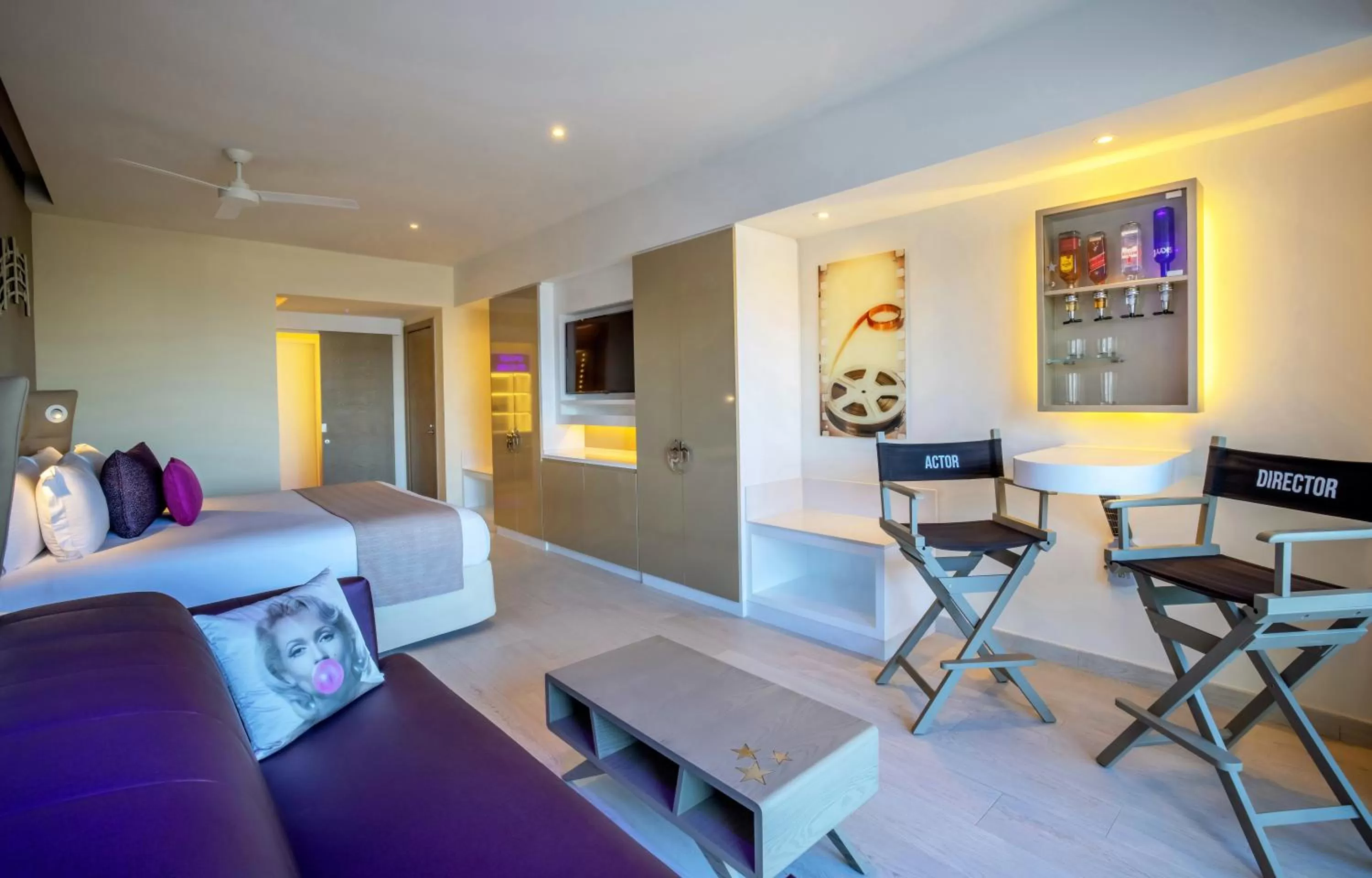 Photo of the whole room in Planet Hollywood Cancun by Royalton, An Autograph Collection All-Inclusive Resort