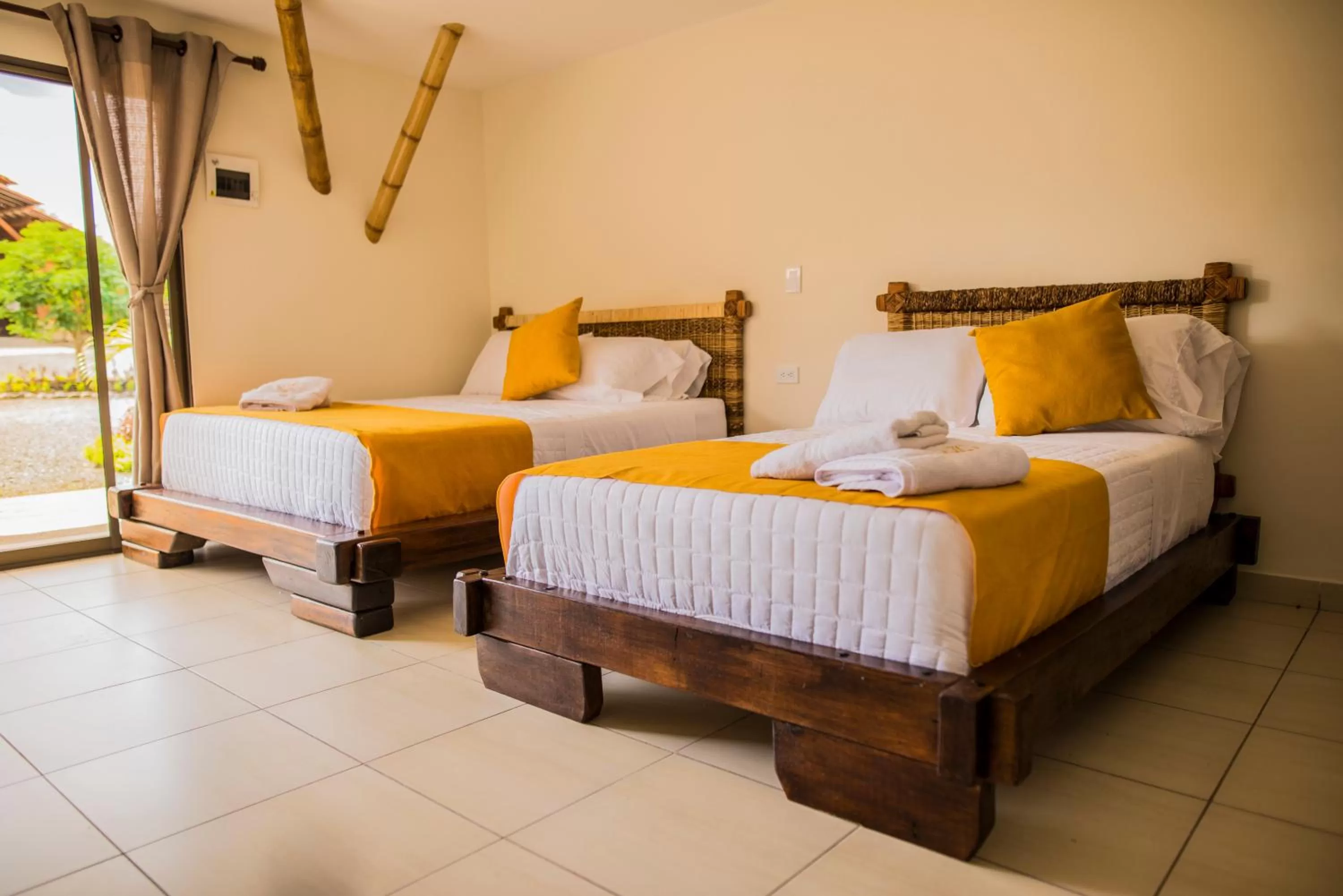 Bed in La Victoria Hotel Campestre