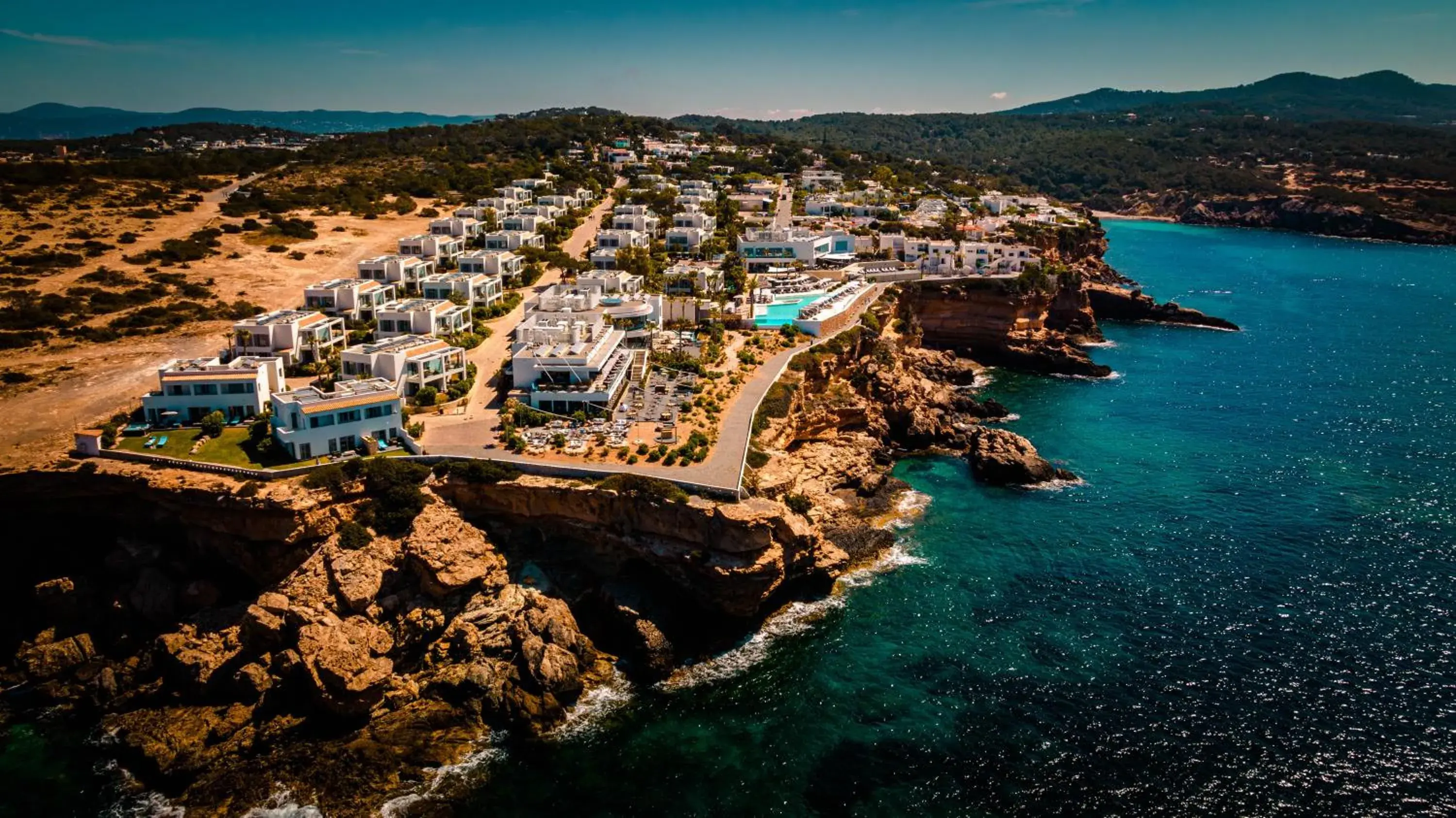 Bird's eye view, Bird's-eye View in 7Pines Resort Ibiza
