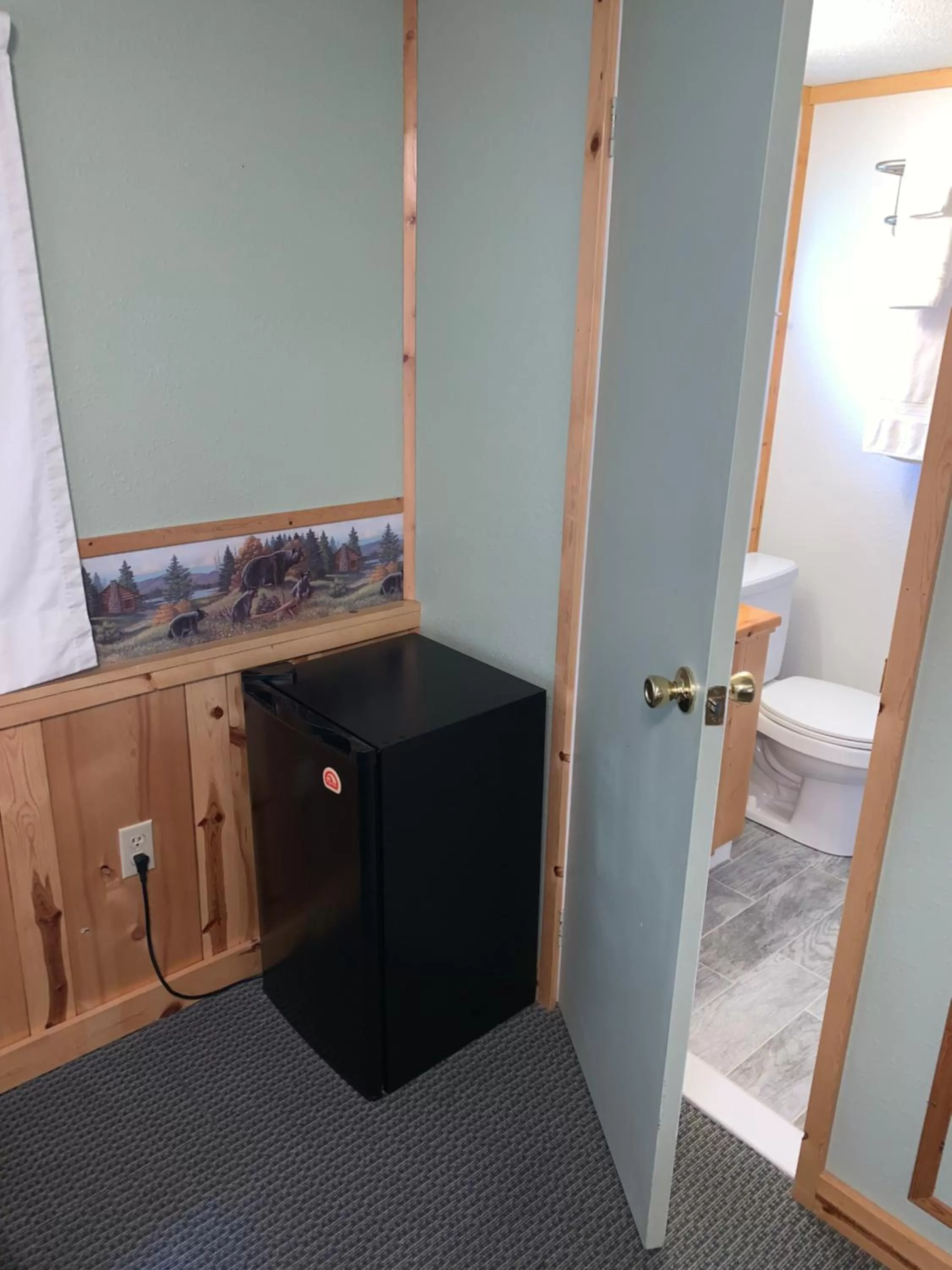 Bathroom in Glacier Haven Inn