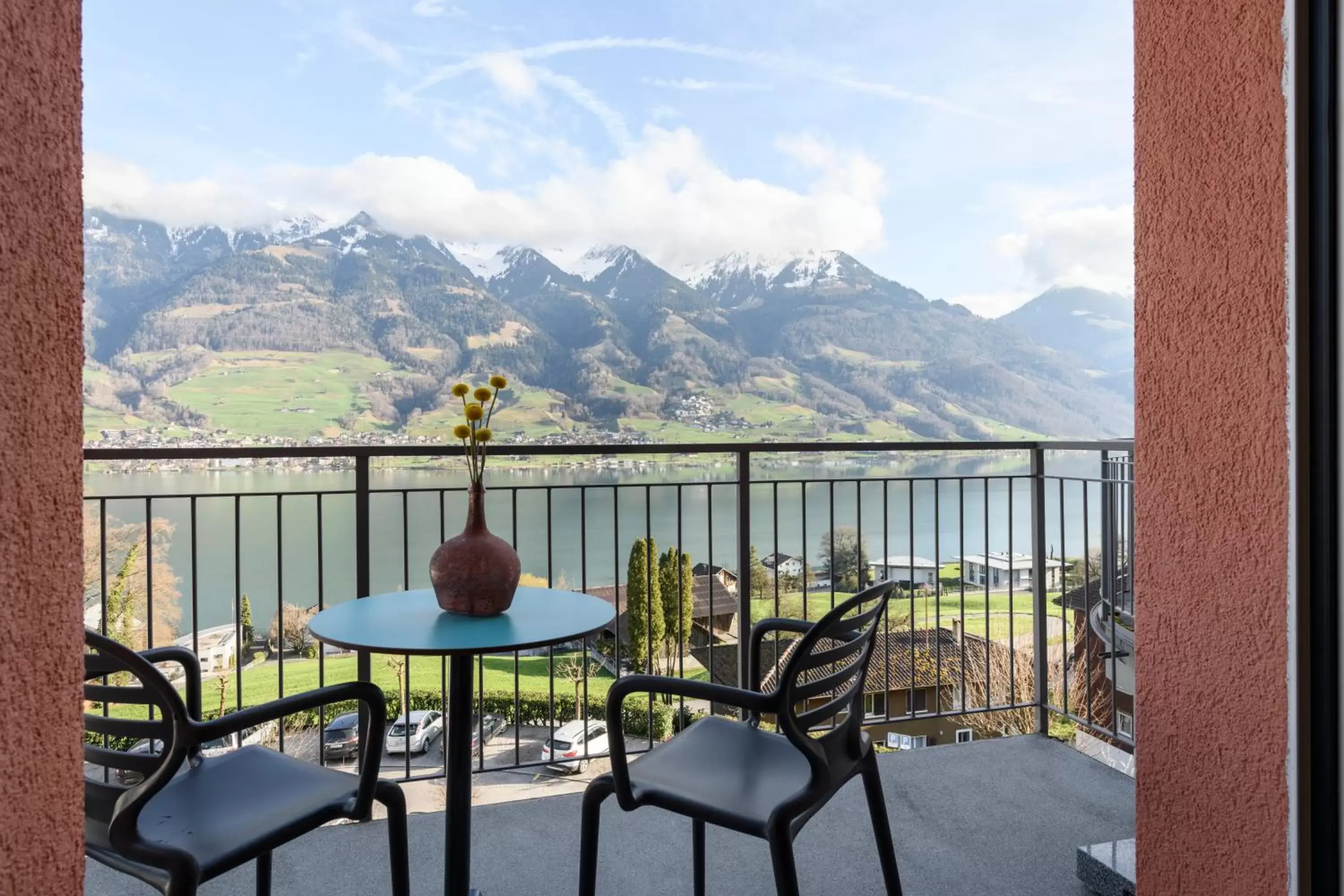 Balcony/Terrace in Seehotel Wilerbad Spa & Seminar