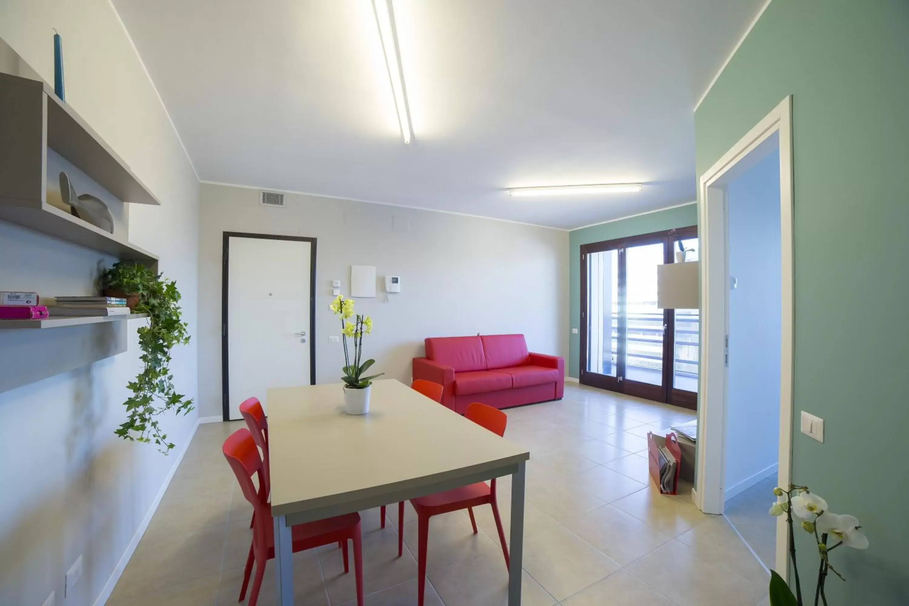 Living room, Dining Area in Residence Milano Bicocca