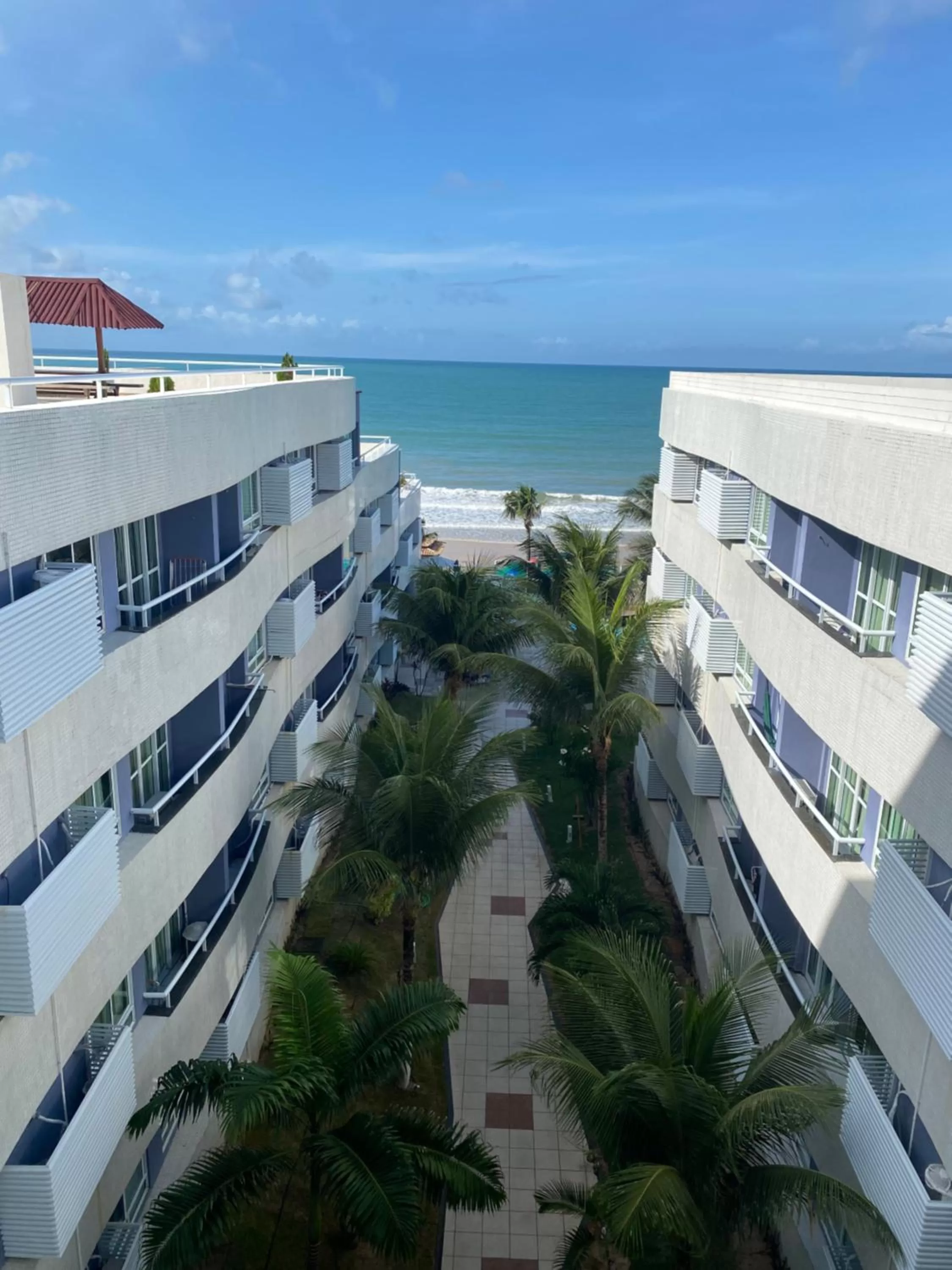 Sea view in Bicalho Flat Beira Mar Praia PontaNegra -Natal