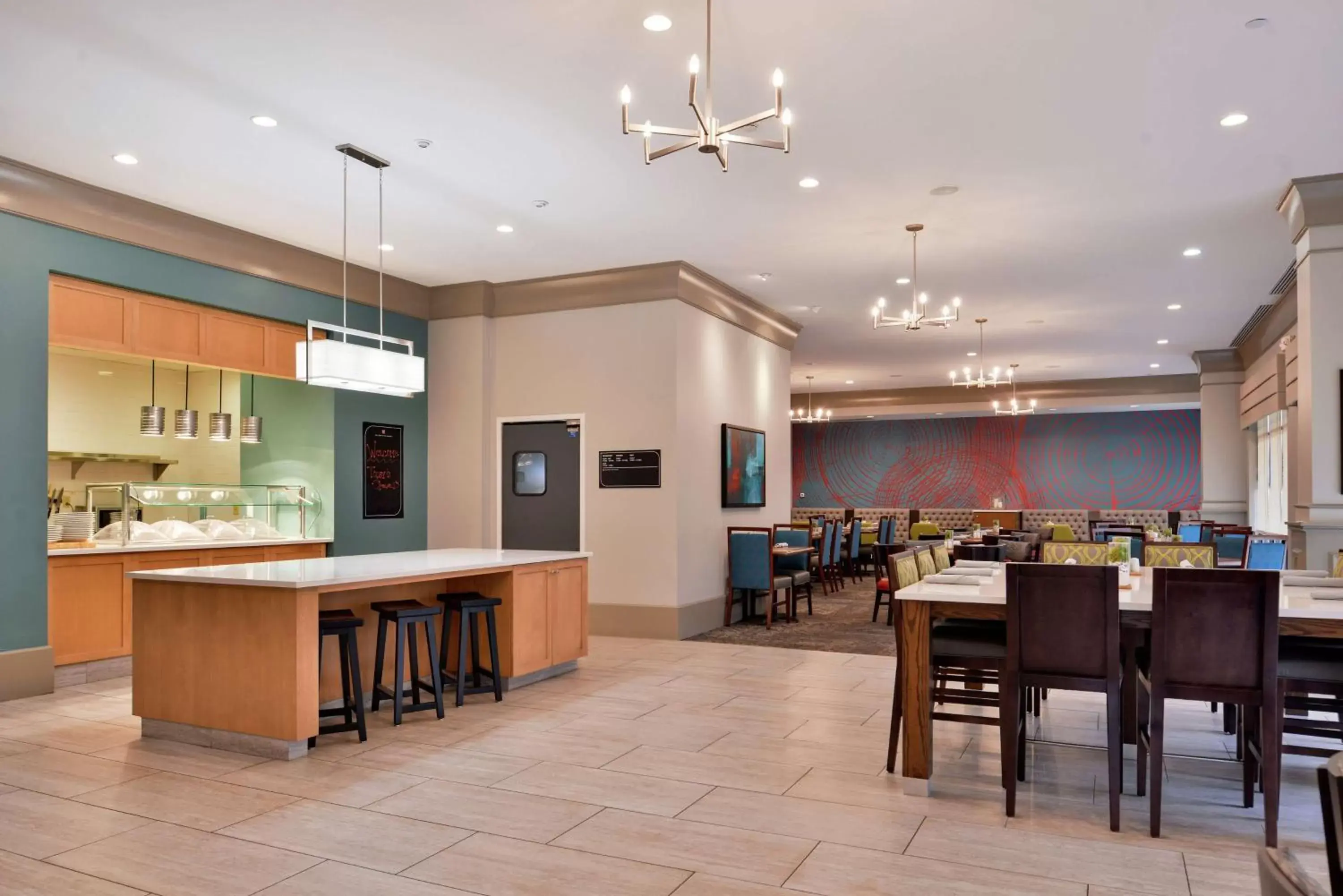 Breakfast, Restaurant/Places to Eat in Hilton Garden Inn Terre Haute