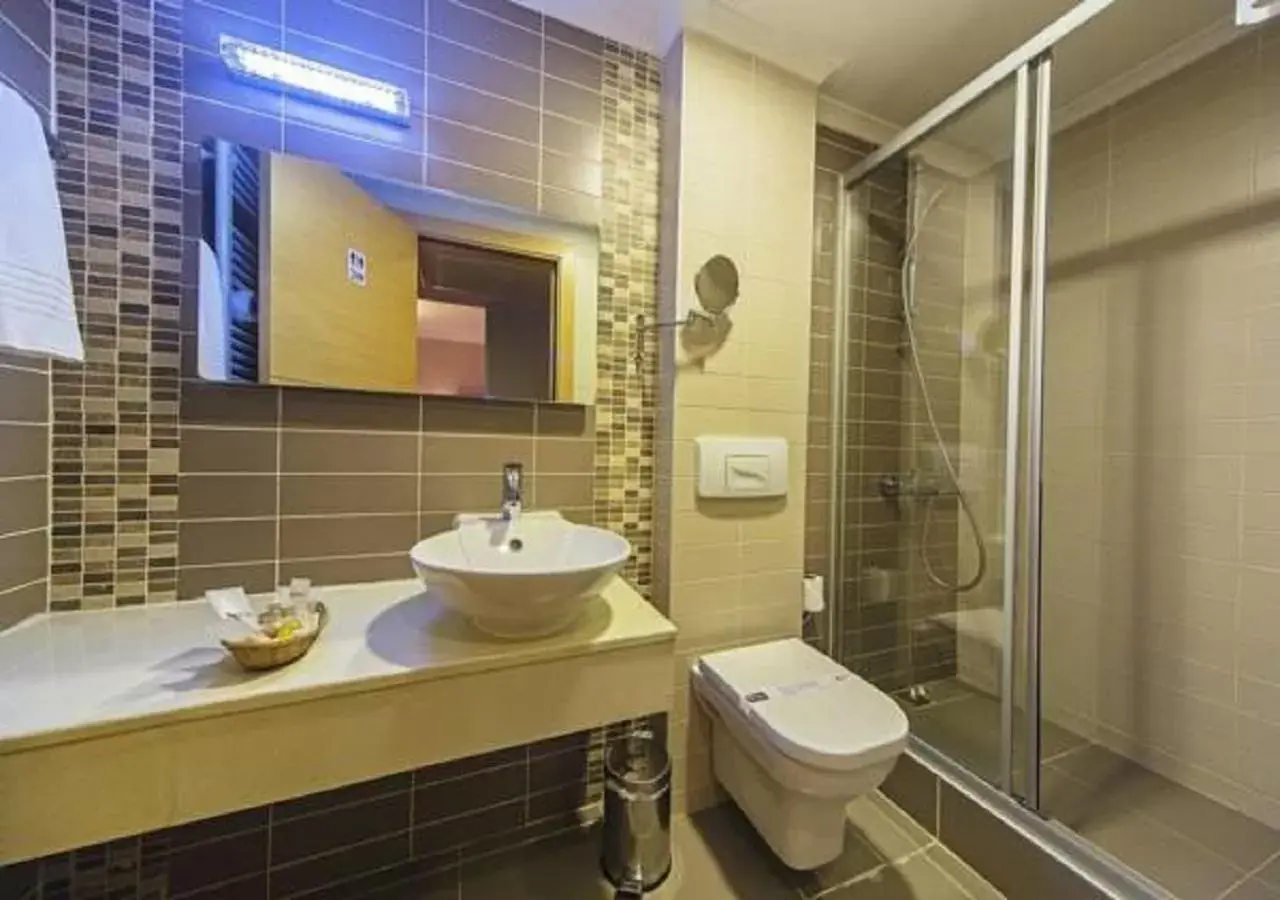 Shower, Bathroom in Almina Hotel - Special Class