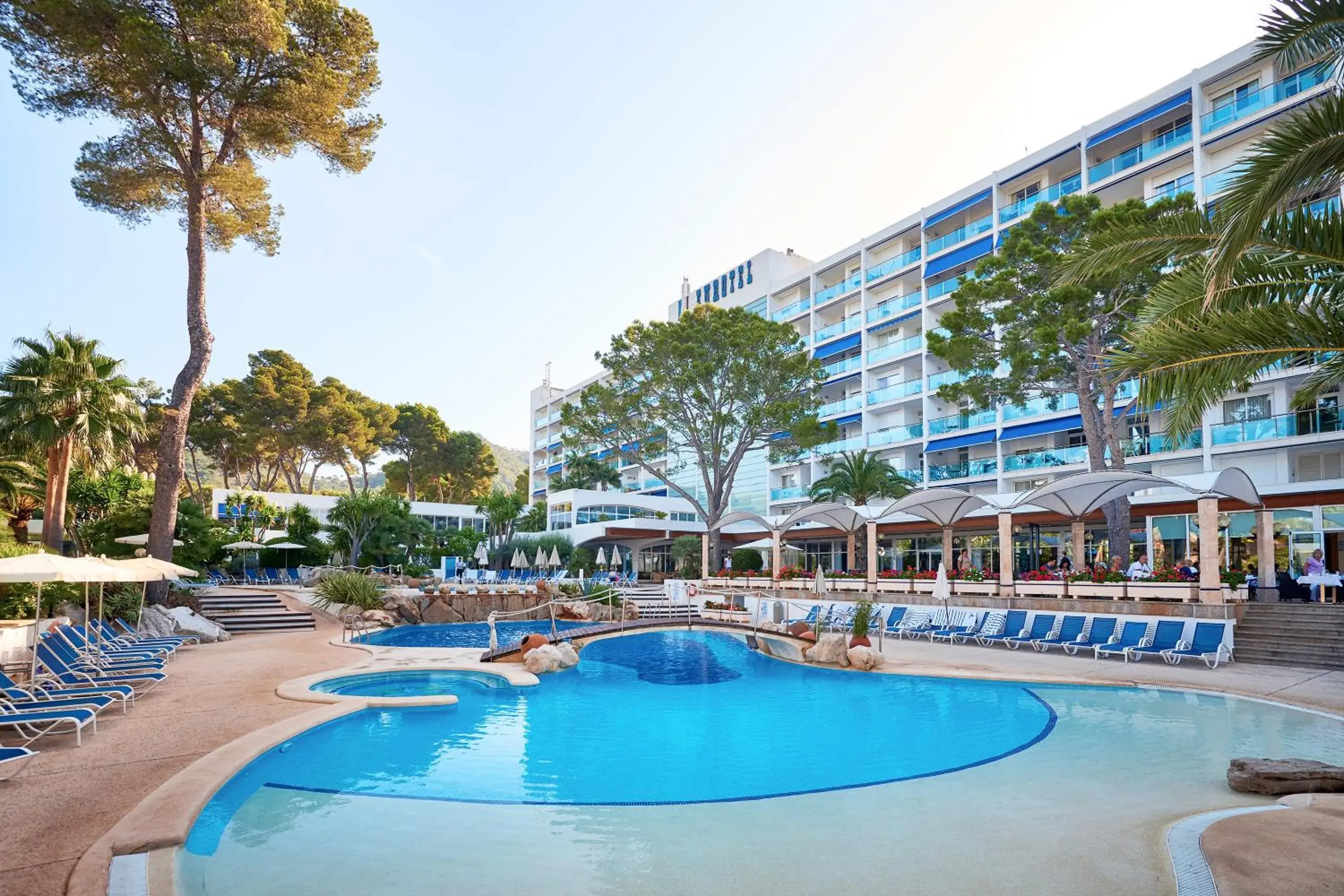 Swimming Pool in Hipotels Eurotel Punta Rotja Spa-Golf