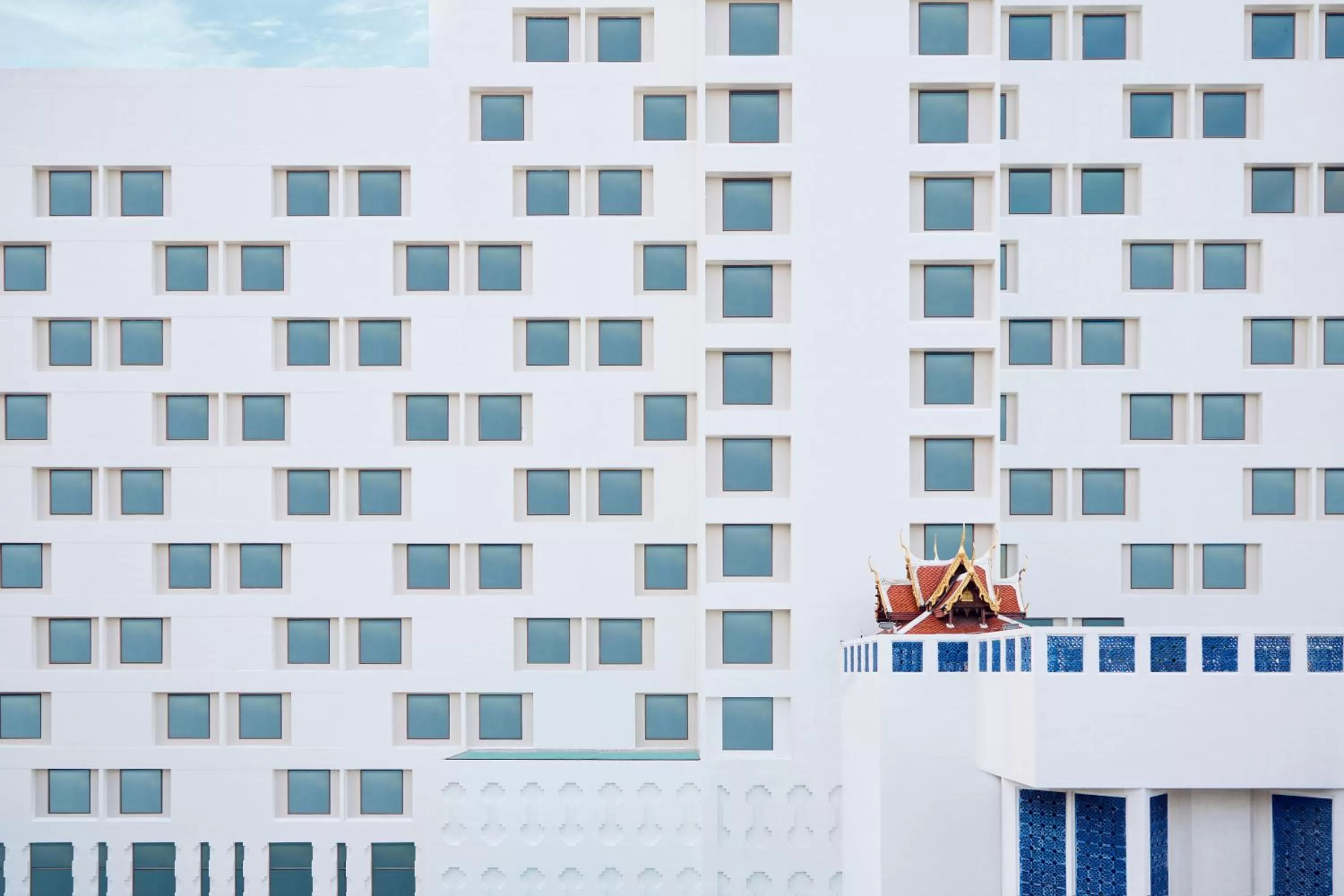 Property building in Montien Hotel Surawong Bangkok