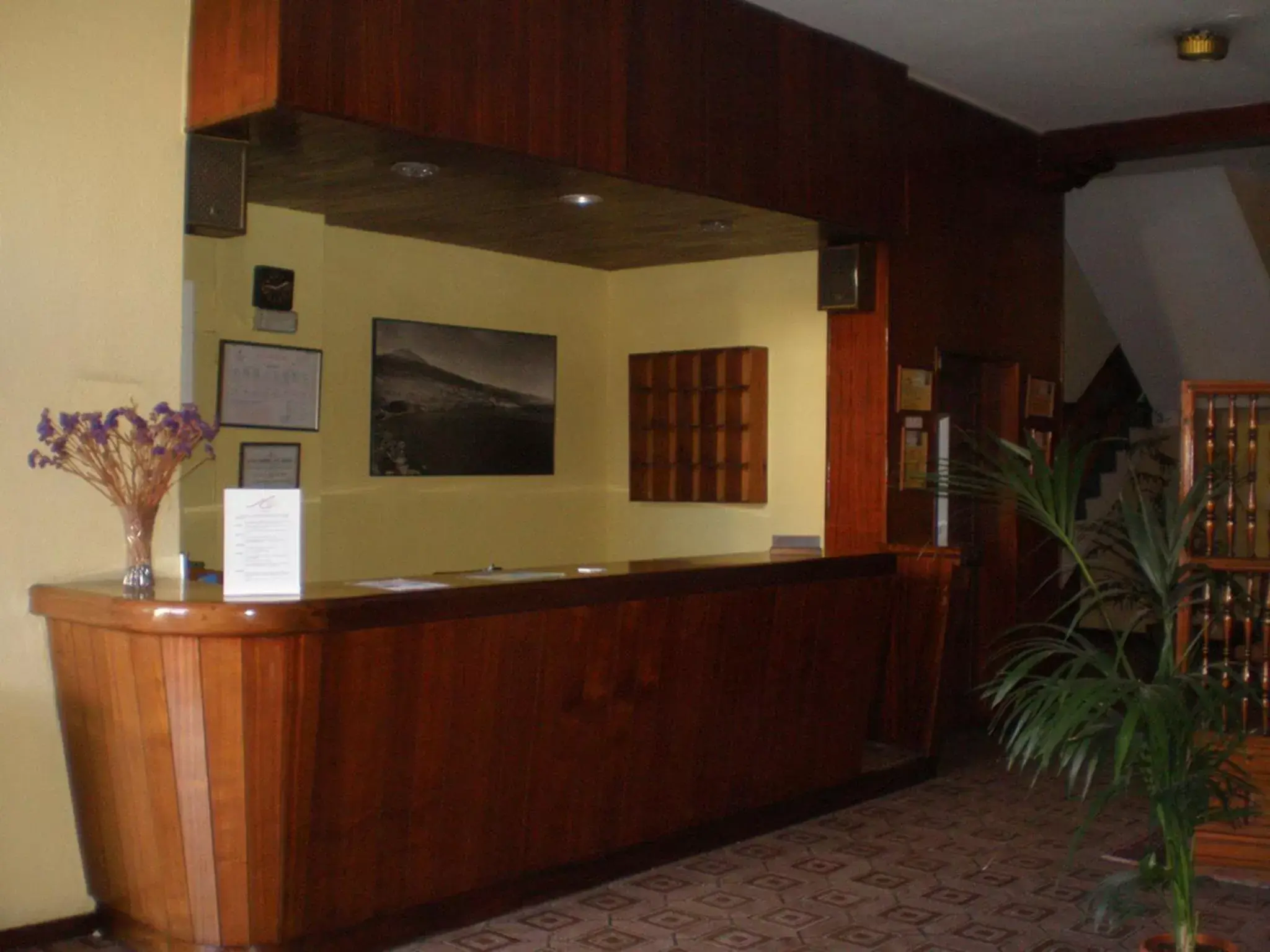 Lobby or reception in Hotel Tejuma Lobby or reception in Hotel Tejuma