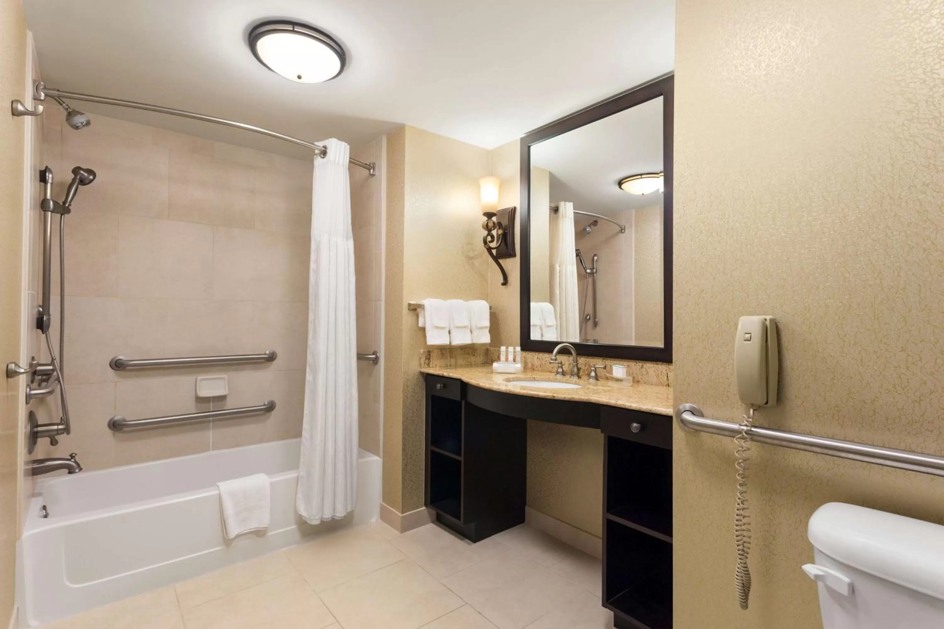 Bathroom in Homewood Suites Lafayette-Airport
