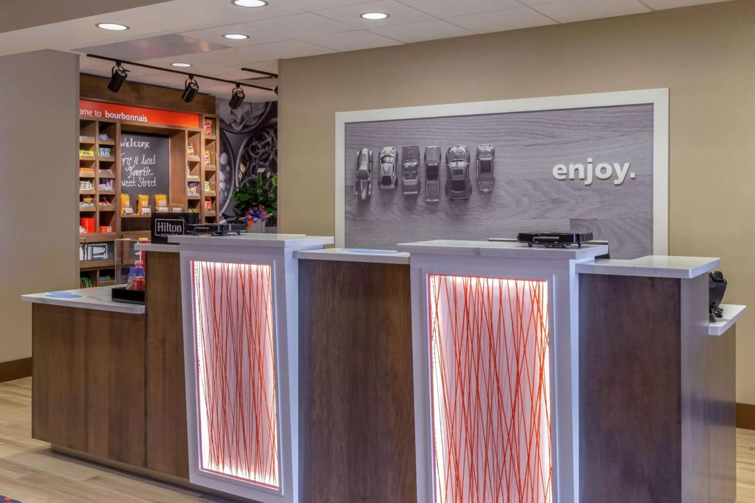 Lobby or reception, Lobby/Reception in Hampton Inn Bourbonnais Kankakee