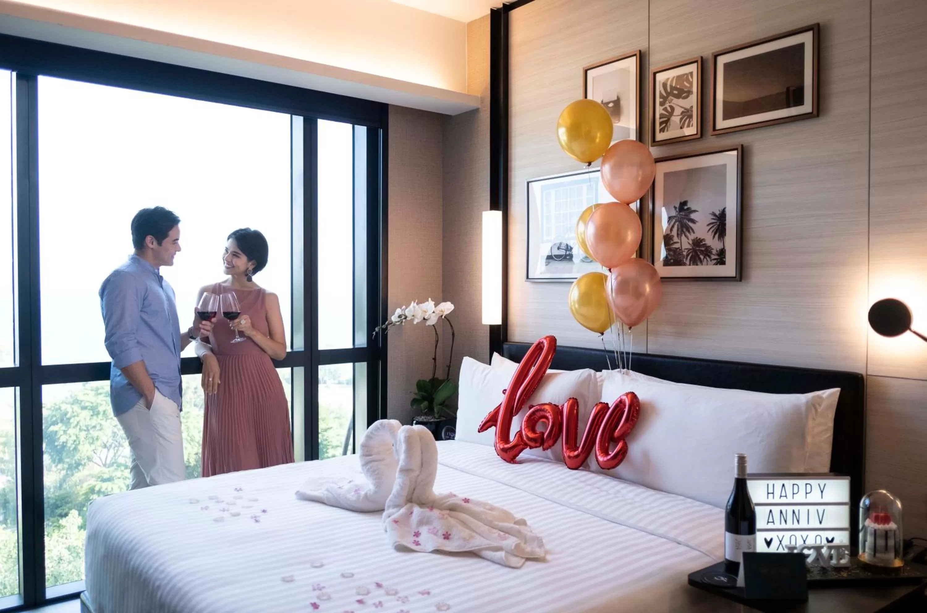 Bedroom, Bed in The Outpost Hotel Sentosa by Far East Hospitality