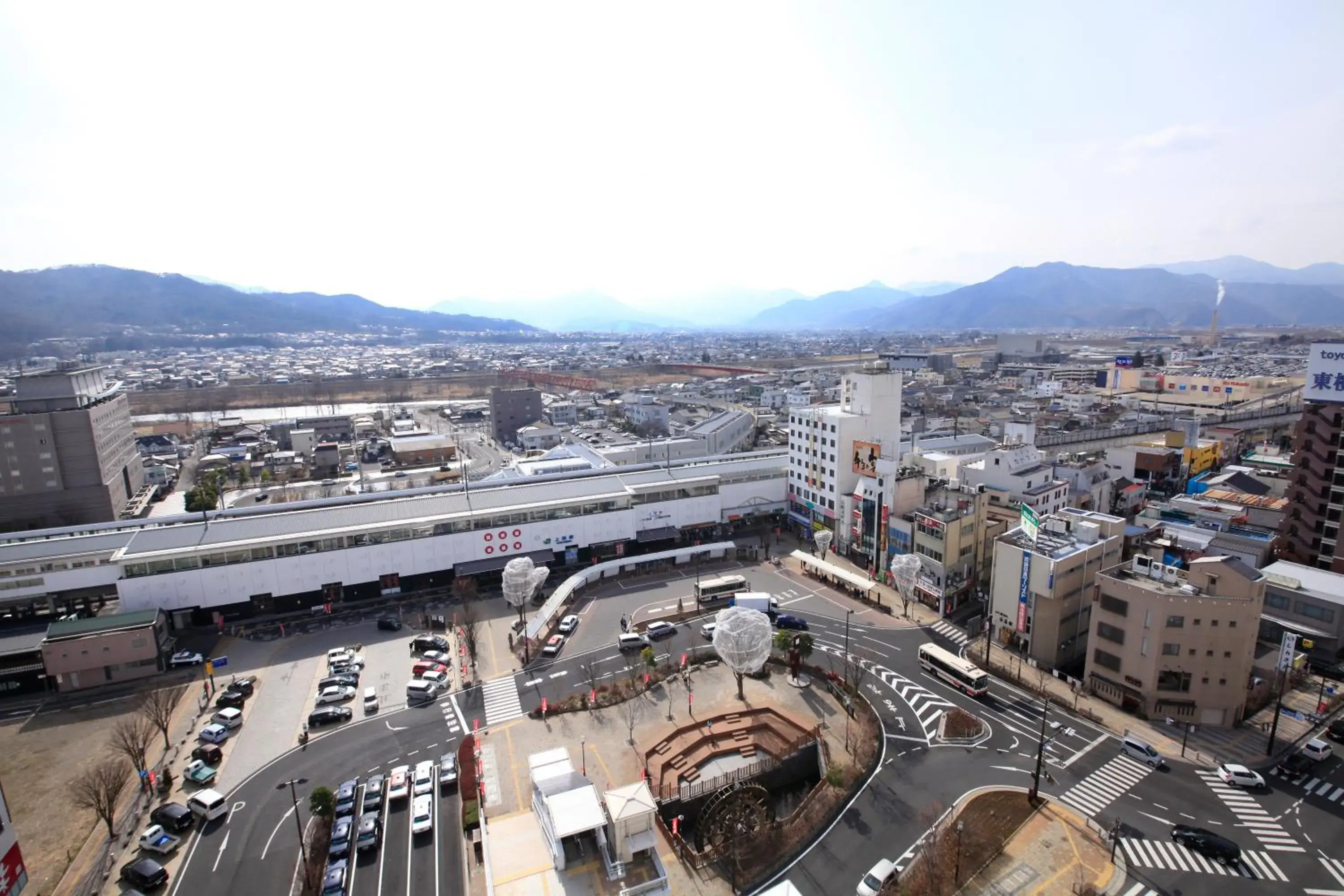 Bird's eye view, Bird's-eye View in Hotel Sunroute Ueda