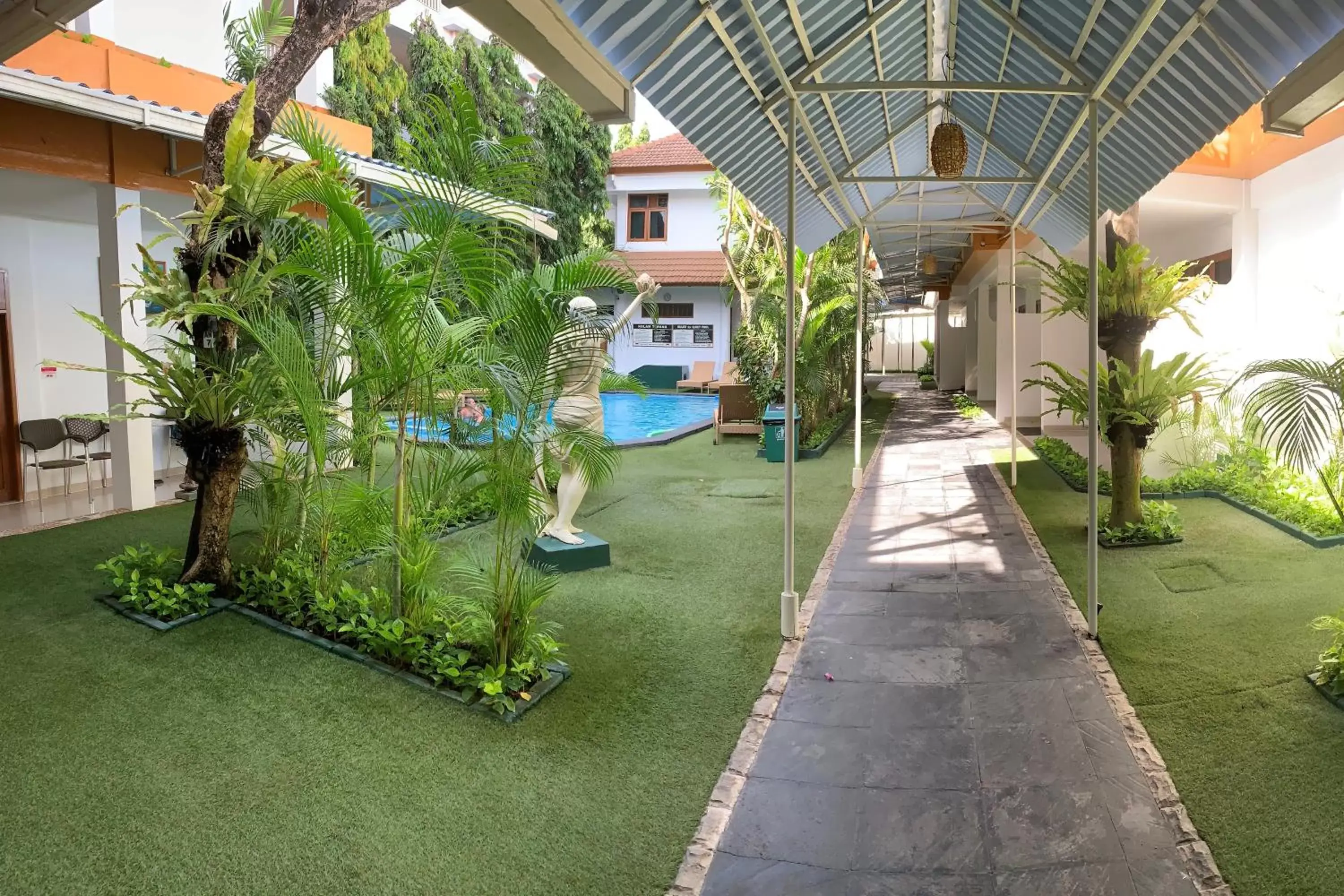 Garden view in Febri's Hotel & Spa