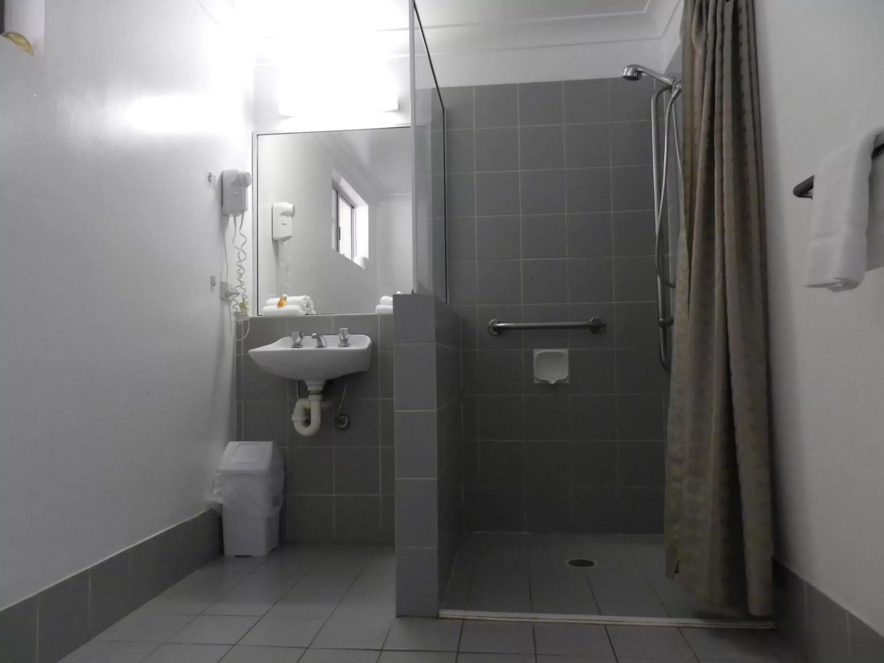Bathroom in Ocean Shores Motel